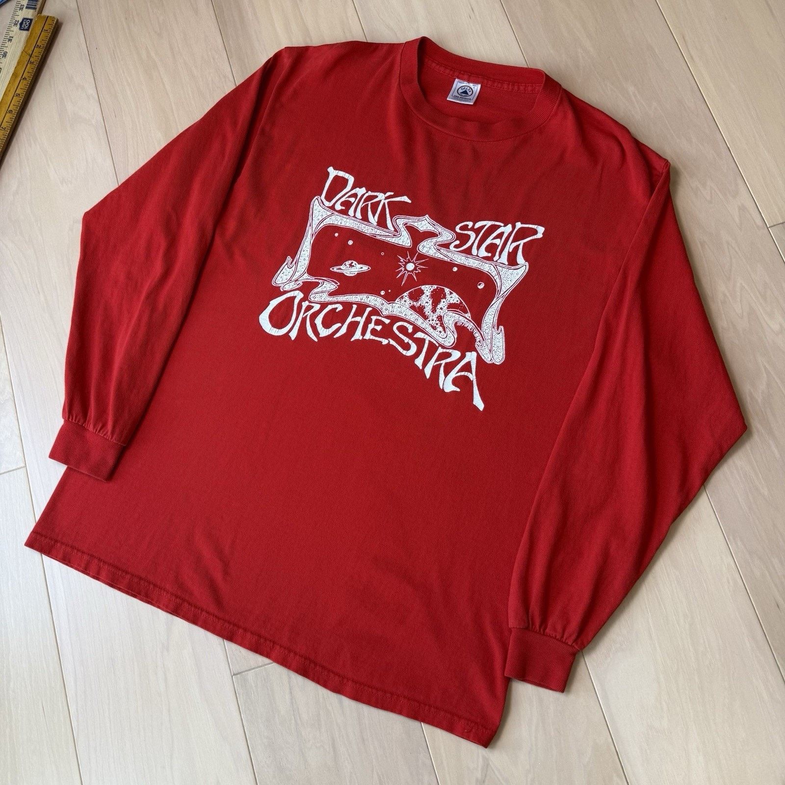 Vintage Vintage Dark Star Orchestra Shirt Large Red 90s Music LS Size US L / EU 52-54 / 3 - 9 Thumbnail