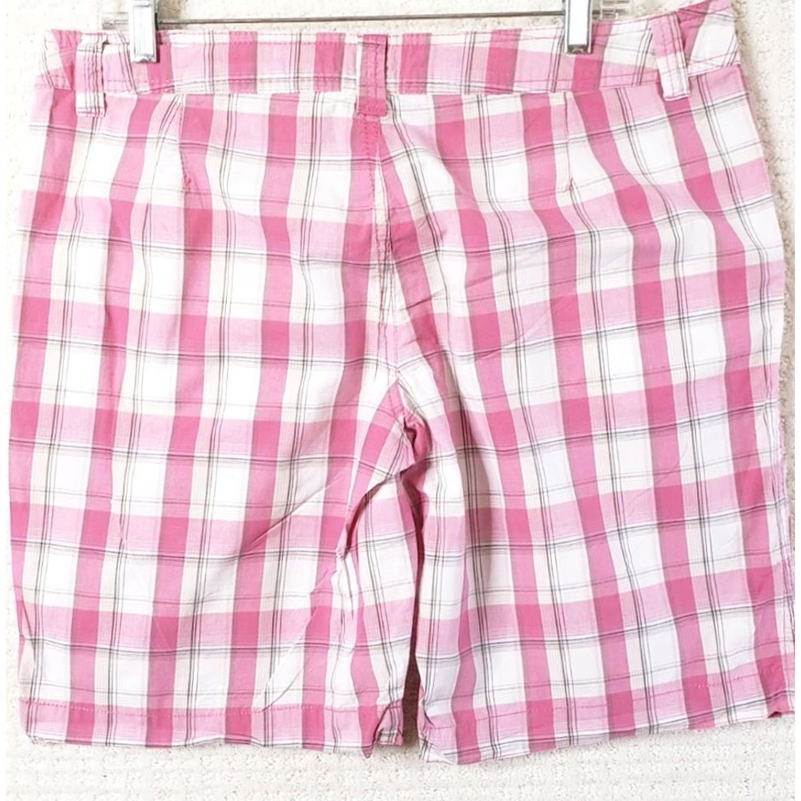 Vintage No Boundries Pink Plaid Shorts Junior Sz 15 Girls Great Nice Condition Size 36" / US 14 / IT 50 - 4 Thumbnail