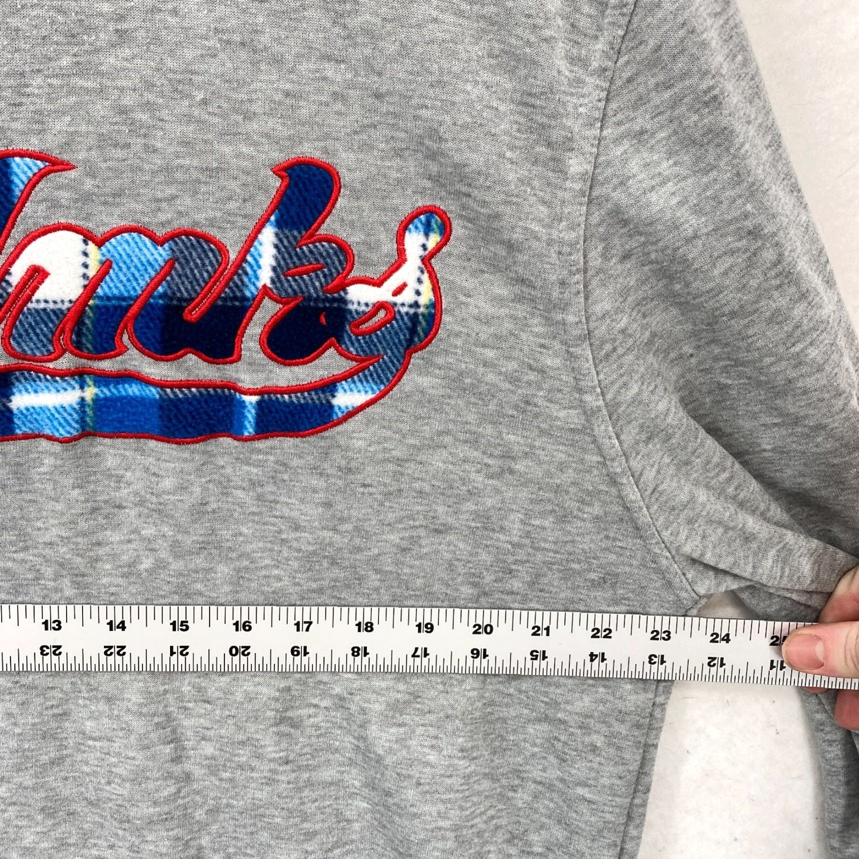 Akademiks VINTAGE Akademiks Fleece Sweatshirt Mens 2XL Gray Plaid Logo Embroidered Hip Hop Shirt Size US XXL / EU 58 / 5 - 7 Thumbnail