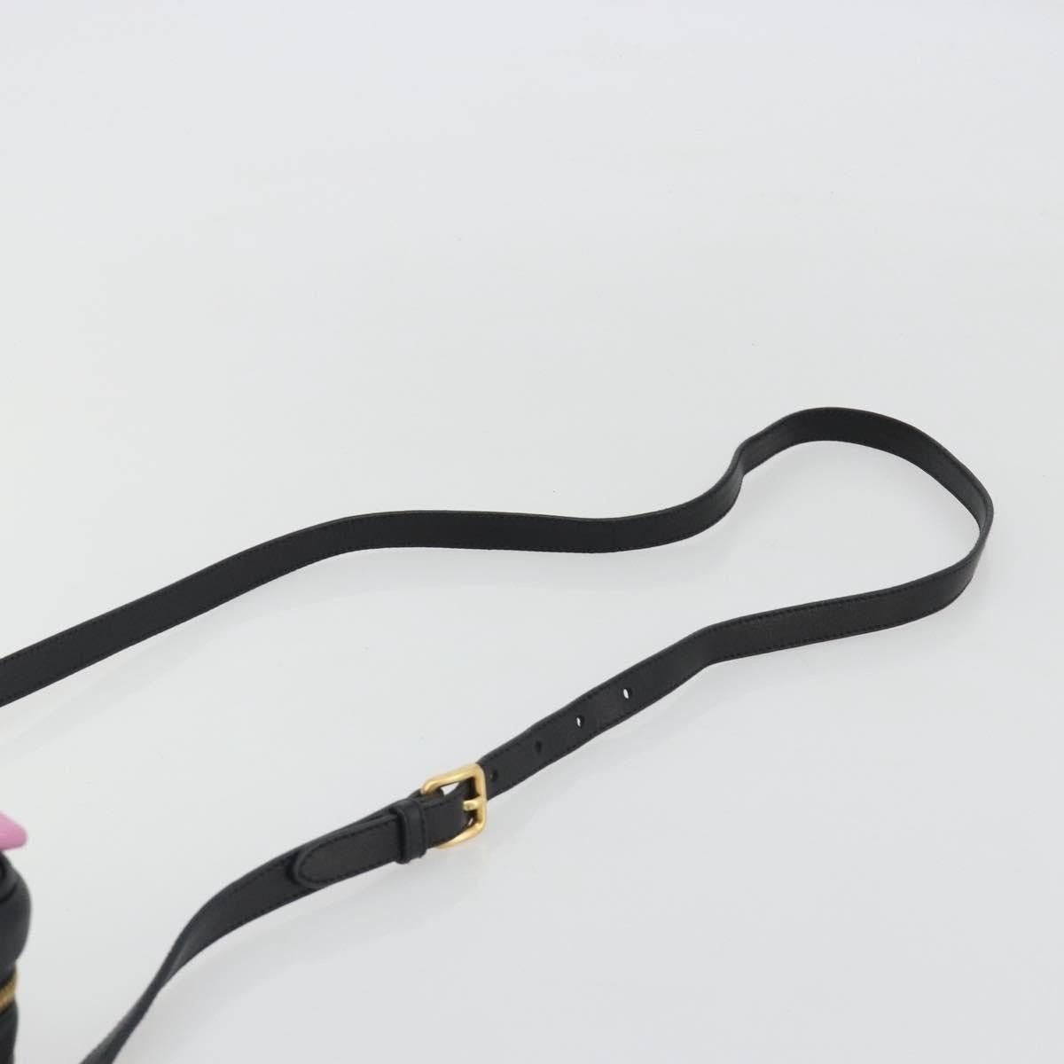 Prada Prada Leather Ribbon Shoulder Bag Black Size ONE SIZE - 10 Thumbnail