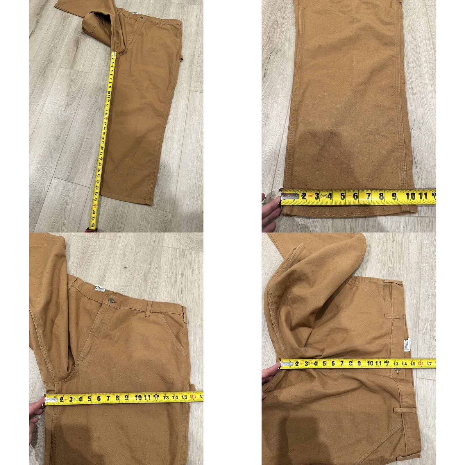 Carhartt Carhartt Pants Mens 42 Brown Duck Canvas Size 42x30 Dungaree Fit Workwear B11 BRN Size US 42 / EU 58 - 9 Thumbnail