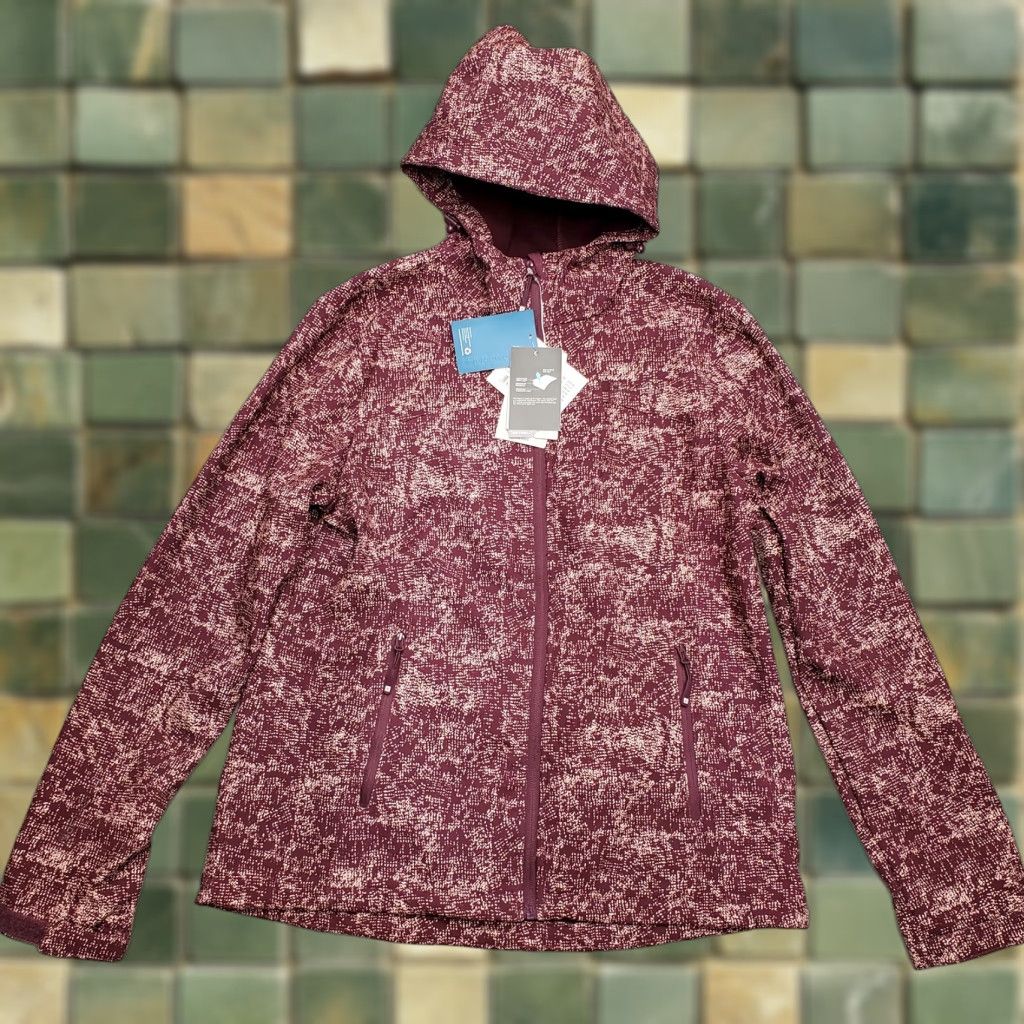 Vintage VINTAGE Mountain Warehouse Jacket Women US 10 Burgundy Exodus Softshell Zip Fleece Lined Size L / US 10 / IT 46 - 1 Thumbnail