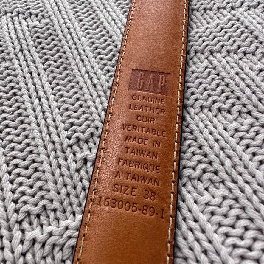 Gap Gap brown leather belt size 38 Size 38 - 4 Thumbnail