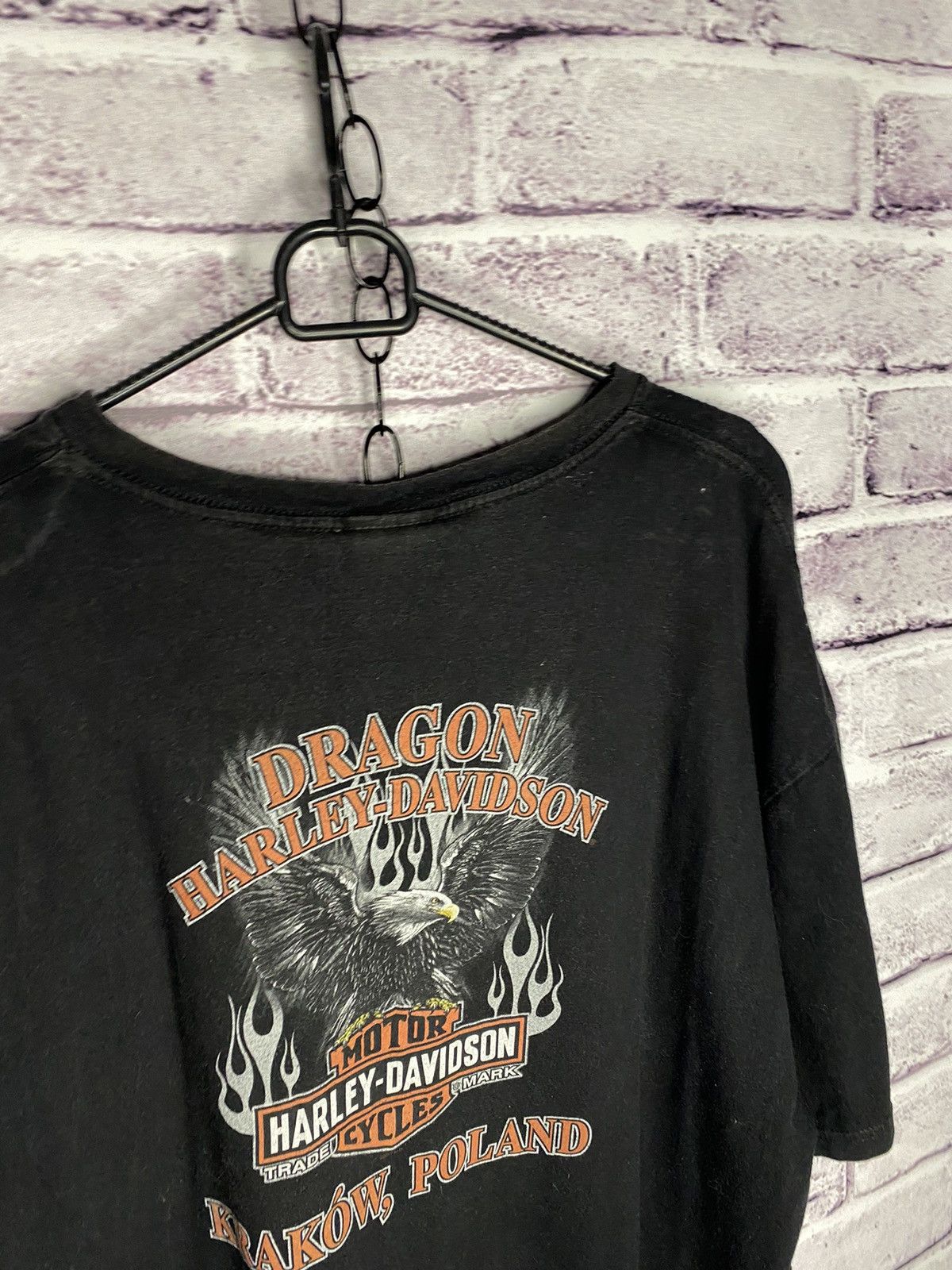 Vintage Men's vintage Harley Davidson Poland tee T-Shirt Size US XXL / EU 58 / 5 - 10 Thumbnail