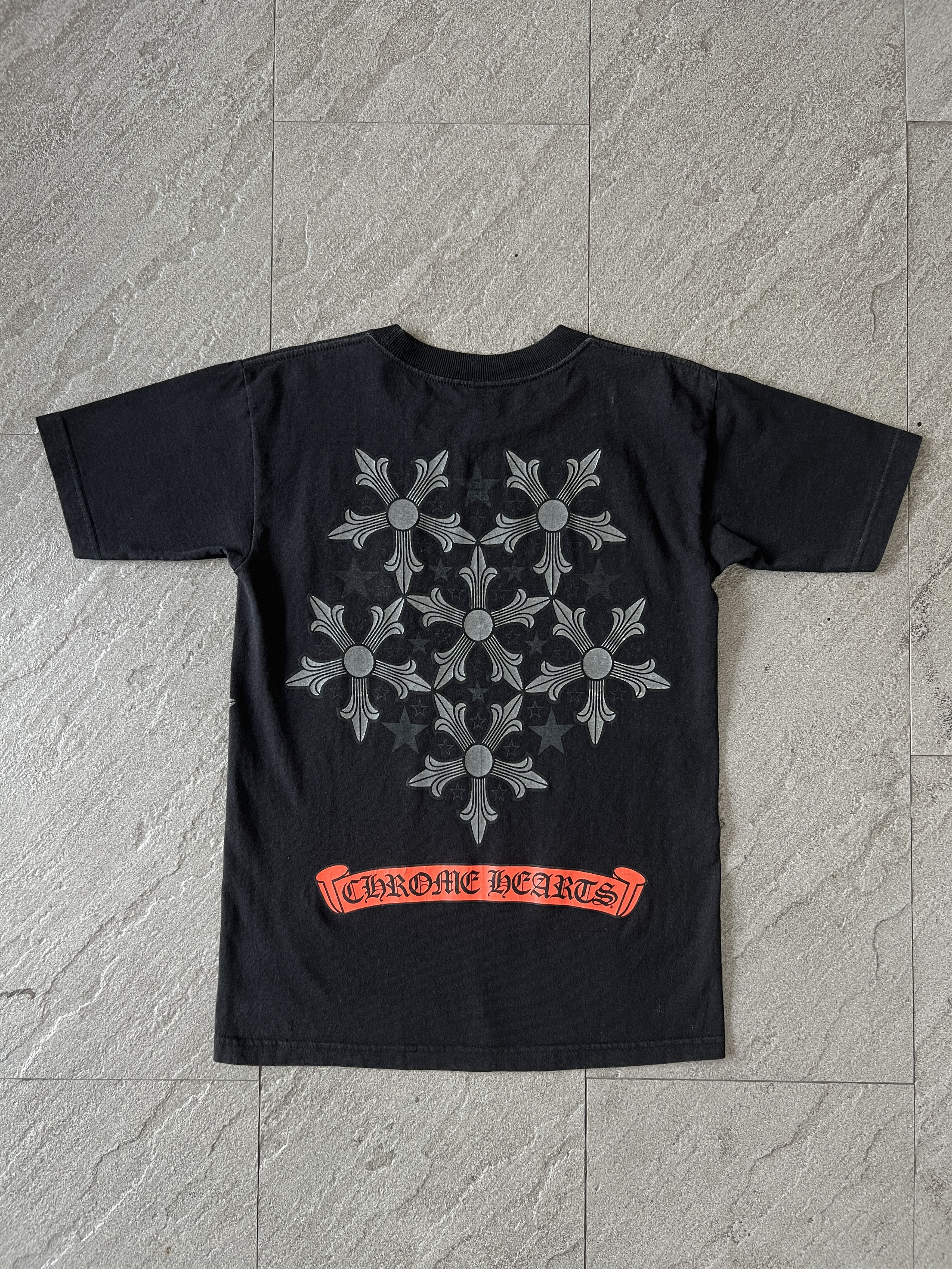 Chrome Hearts Chrome Hearts YR 7.16.2007 Tee Black Pink Small RARE