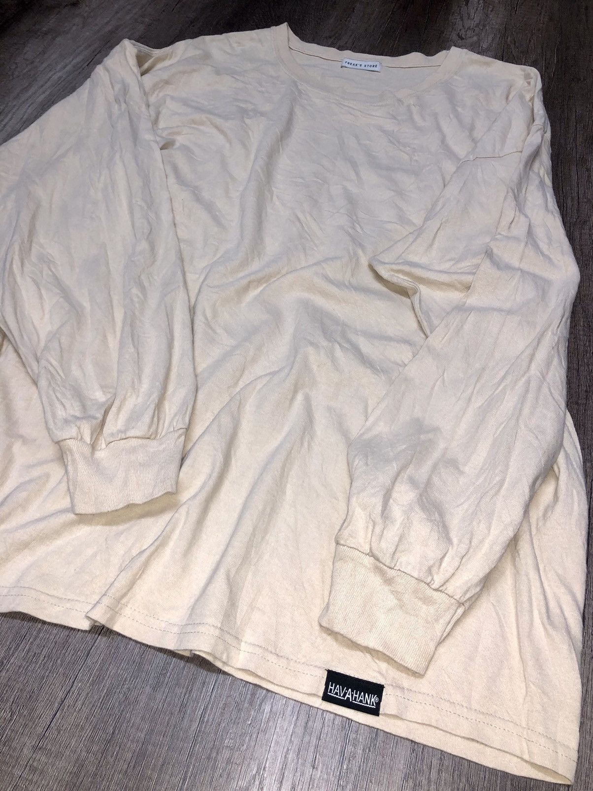 Designer × Japanese Brand FREAK'S STORE x HAV A HANK LONG SLEEVE TEE SHIRT Size US XXL / EU 58 / 5 - 14 Thumbnail