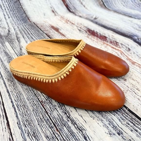 Carrie Forbes Carrie Forbes Tan Leather Mules Flats | Grailed