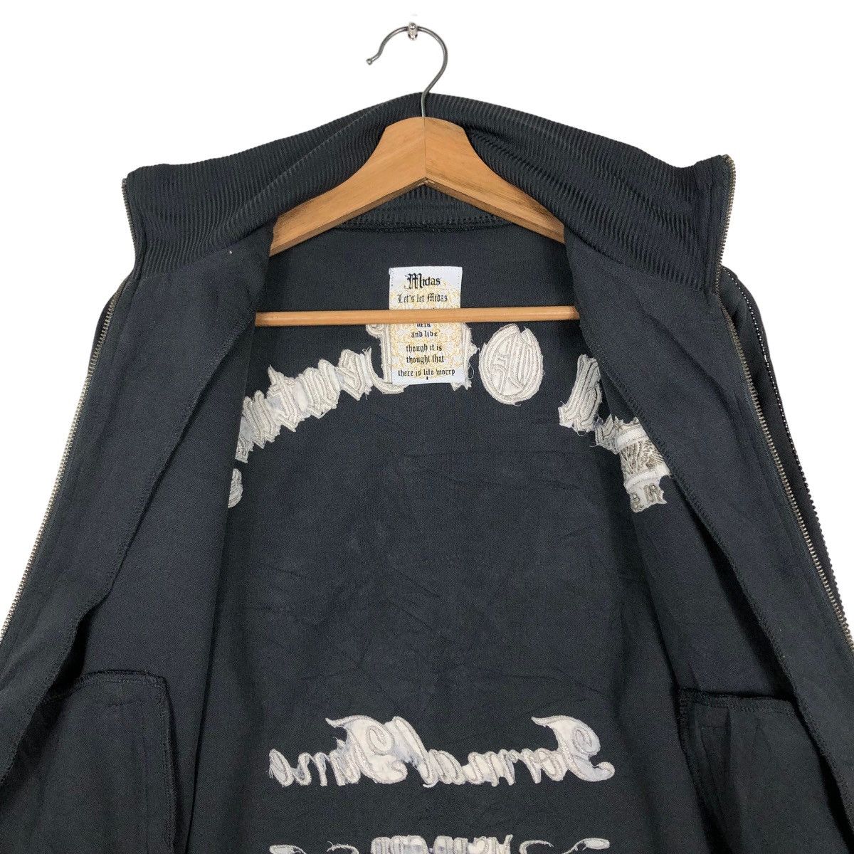 Japanese Brand 🔥Vintage Biker Jacket Midas Punk Design Over Print Big Logo Size US S / EU 44-46 / 1 - 14 Thumbnail
