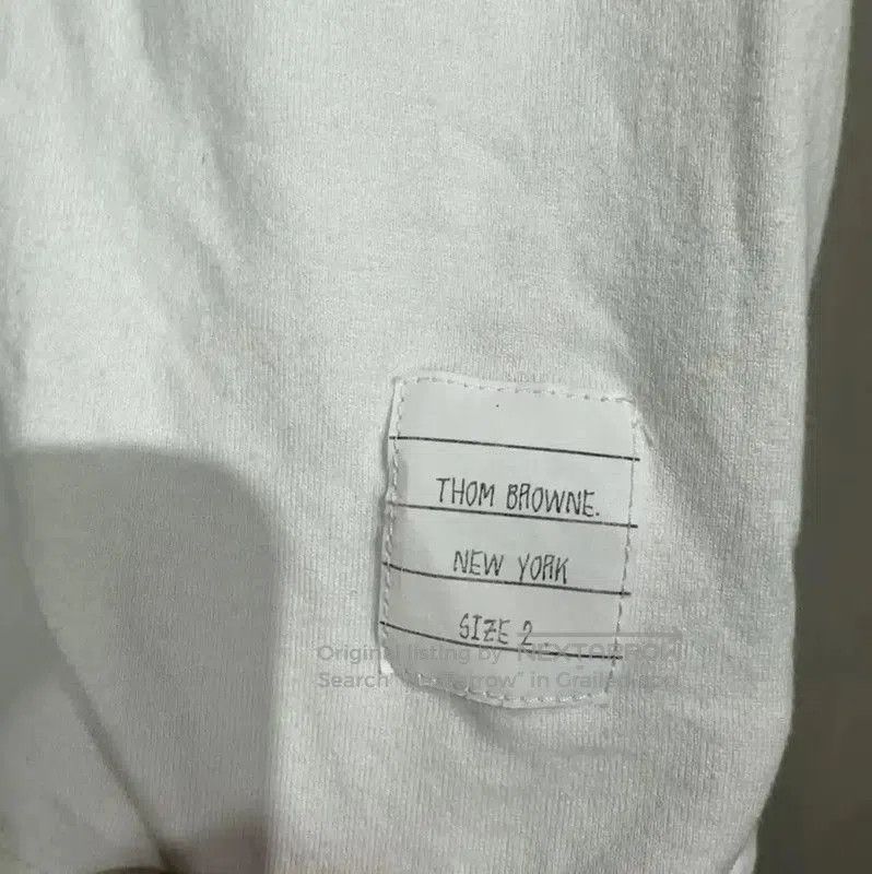 Thom Browne Thom Browne White Cotton Blend Women’s T-Shirt . Size XXS / US 00 / IT 34 - 3 Thumbnail