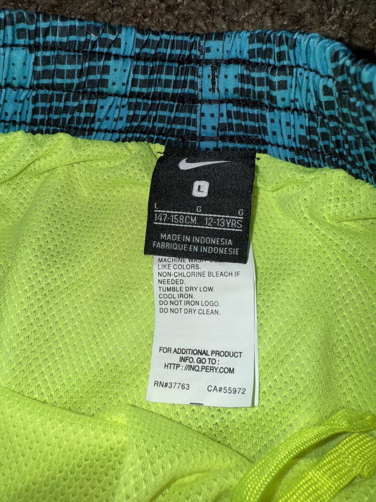 Nike Nike Big Kids (Boy's) 8" Volley Short Swim Briefs Size US 26 / EU 42 - 2 Thumbnail