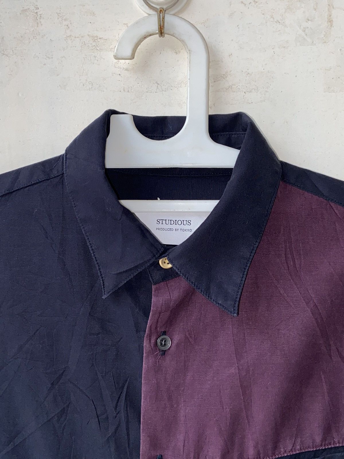 STUDIOUS STUDIOUS By Tokyo Navy Shirt Size 48L - 12 Thumbnail