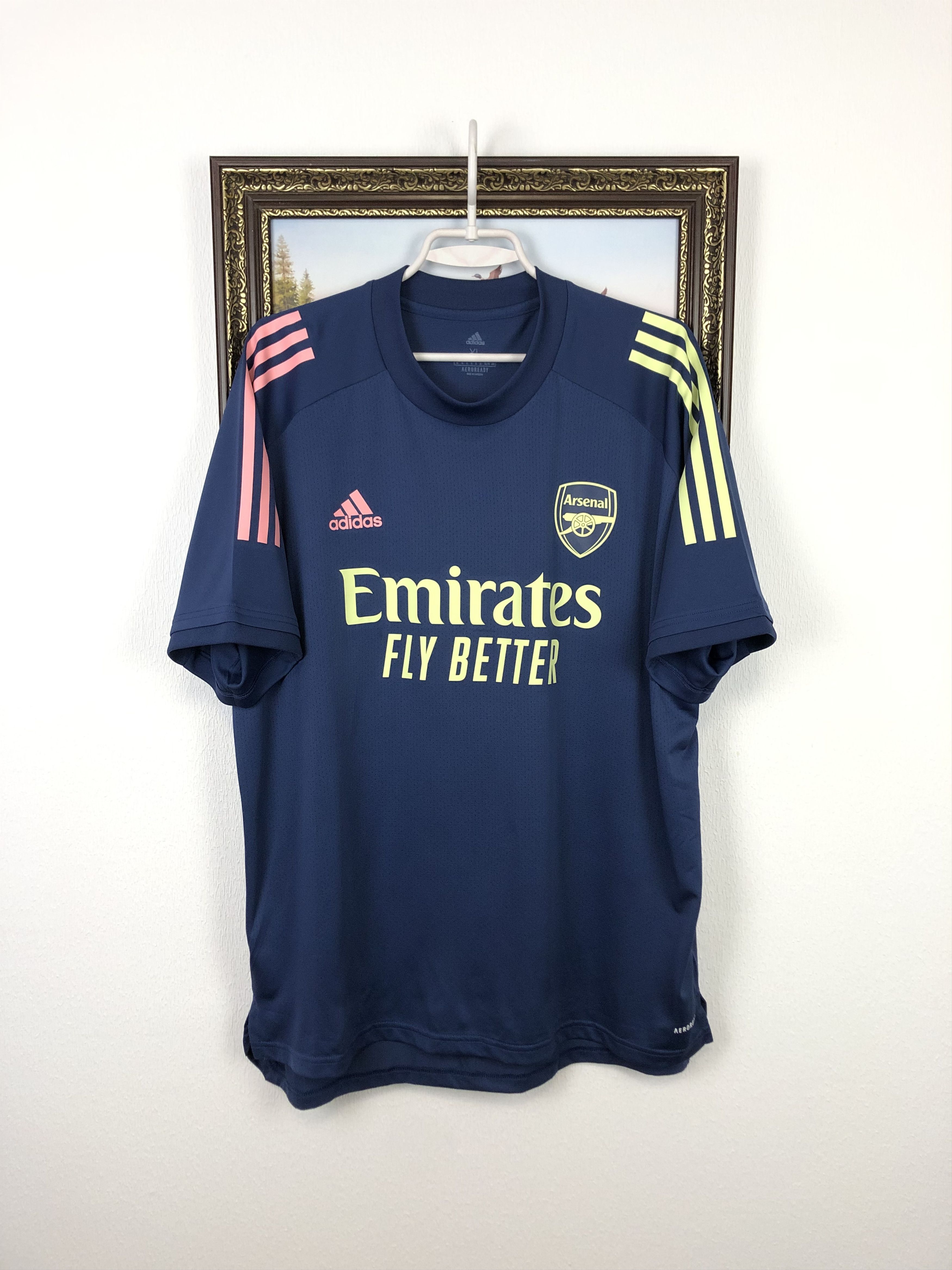 Adidas Adidas Arsenal Football Train Shirt Soccer Gunners Tee Hype Size US XL / EU 56 / 4 - 1 Thumbnail
