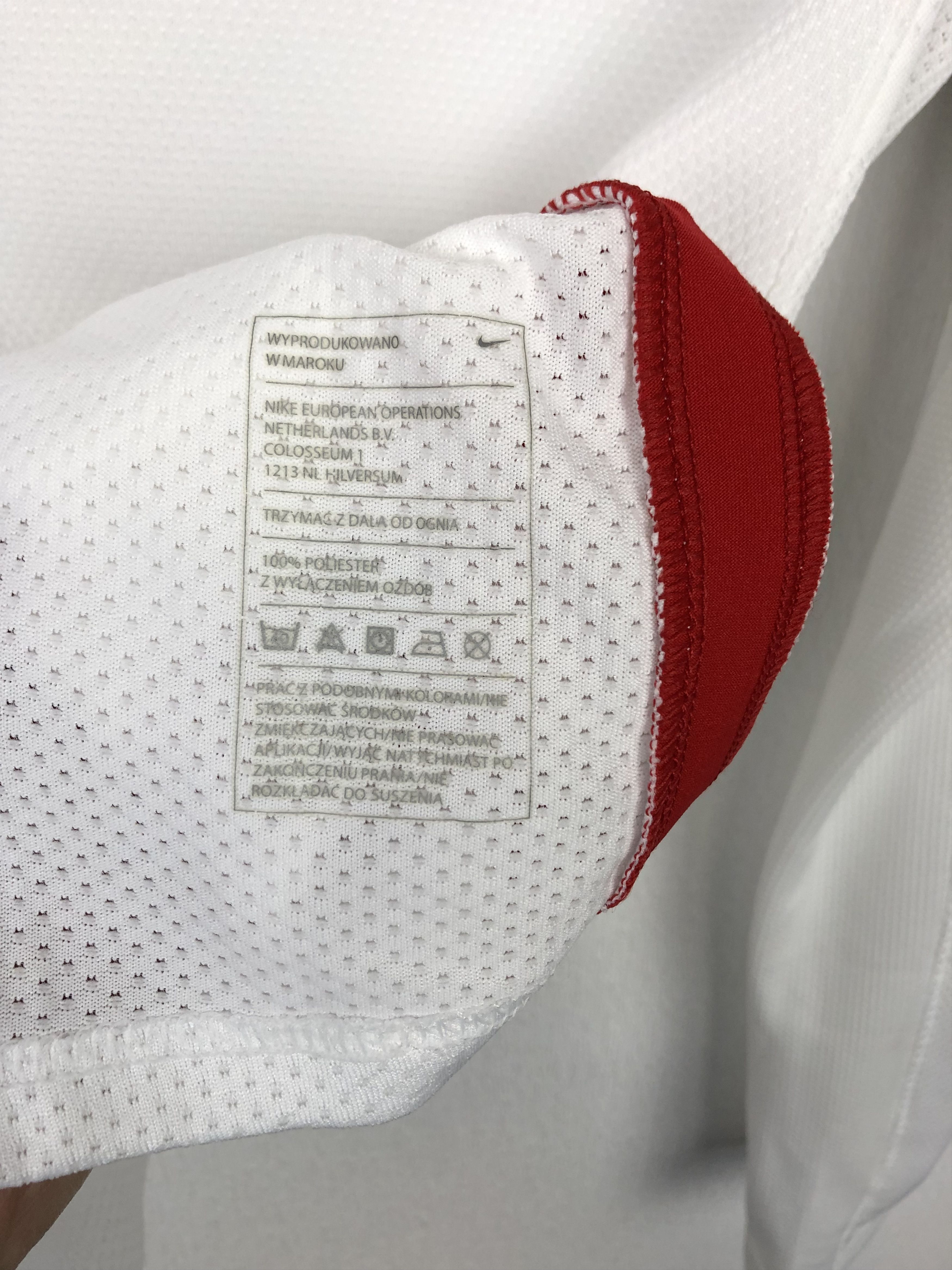 Nike Poland football shirt Soccer Nike Player Issue New Tee Size US S / EU 44-46 / 1 - 12 Thumbnail