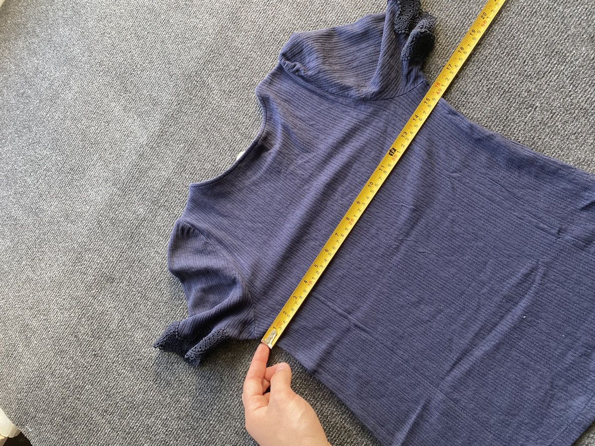 Sezane 🔥Sezane Paris Designer Luxury Blue top women s Size S / US 4 / IT 40 - 5 Thumbnail