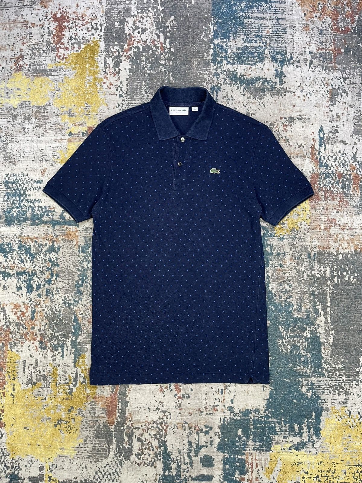 Lacoste Lacoste Polka Dot Slim Fit Polos Size US M / EU 48-50 / 2 - 1 Thumbnail