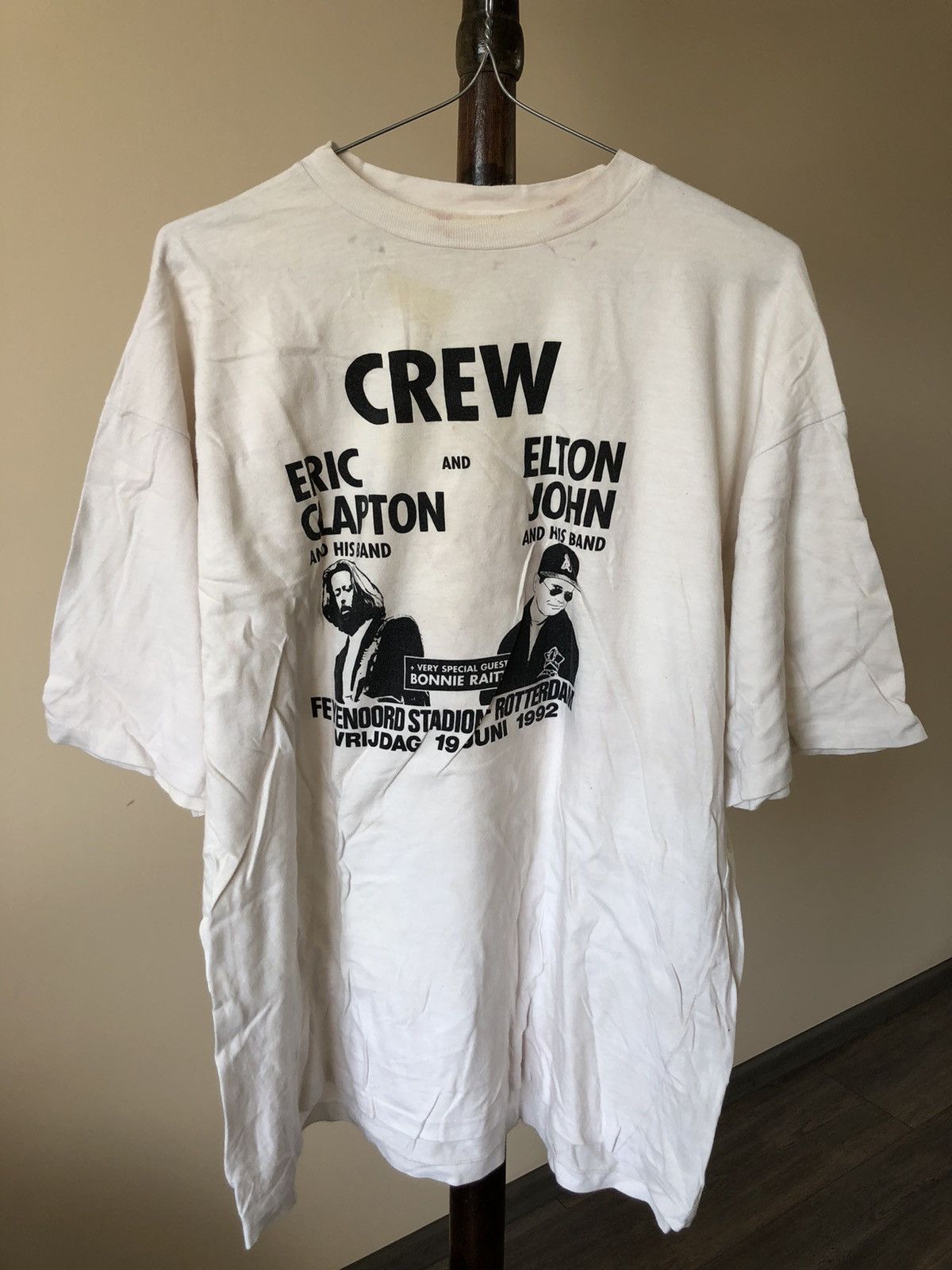 Eric Clapton x Elton John x Coce 1992 T- shirt vintage