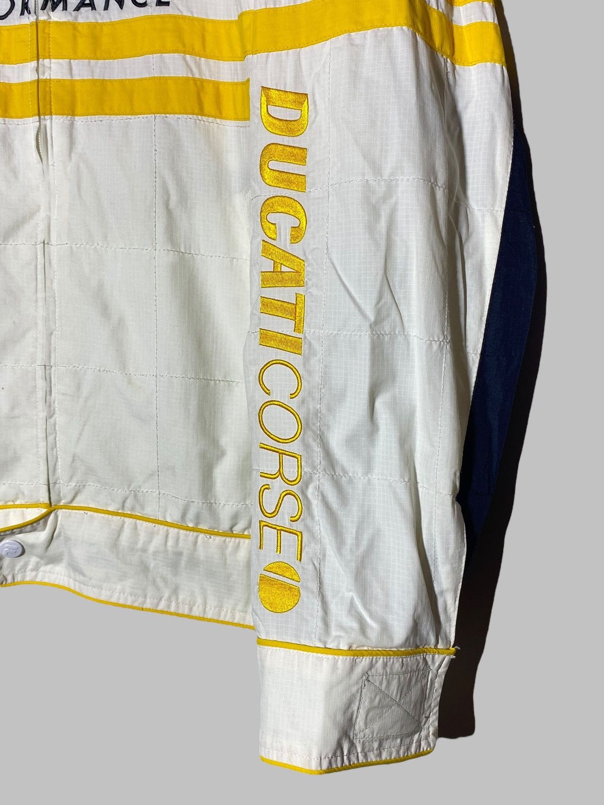 Fila Vintage Y2K Fila Ducati Force Rare Racing Moto Japan Jacket Size US XXL / EU 58 / 5 - 14 Thumbnail