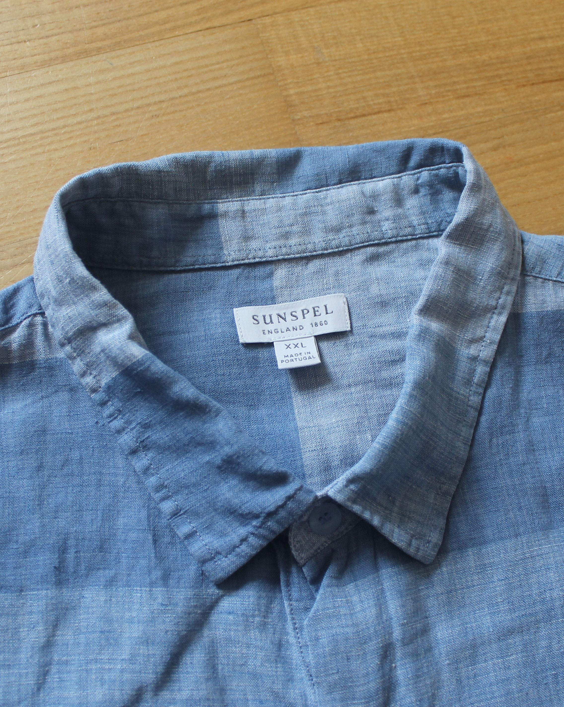 Sunspel Sunspel Linen Short Sleeve Shirt Size US XXL / EU 58 / 5 - 6 Thumbnail