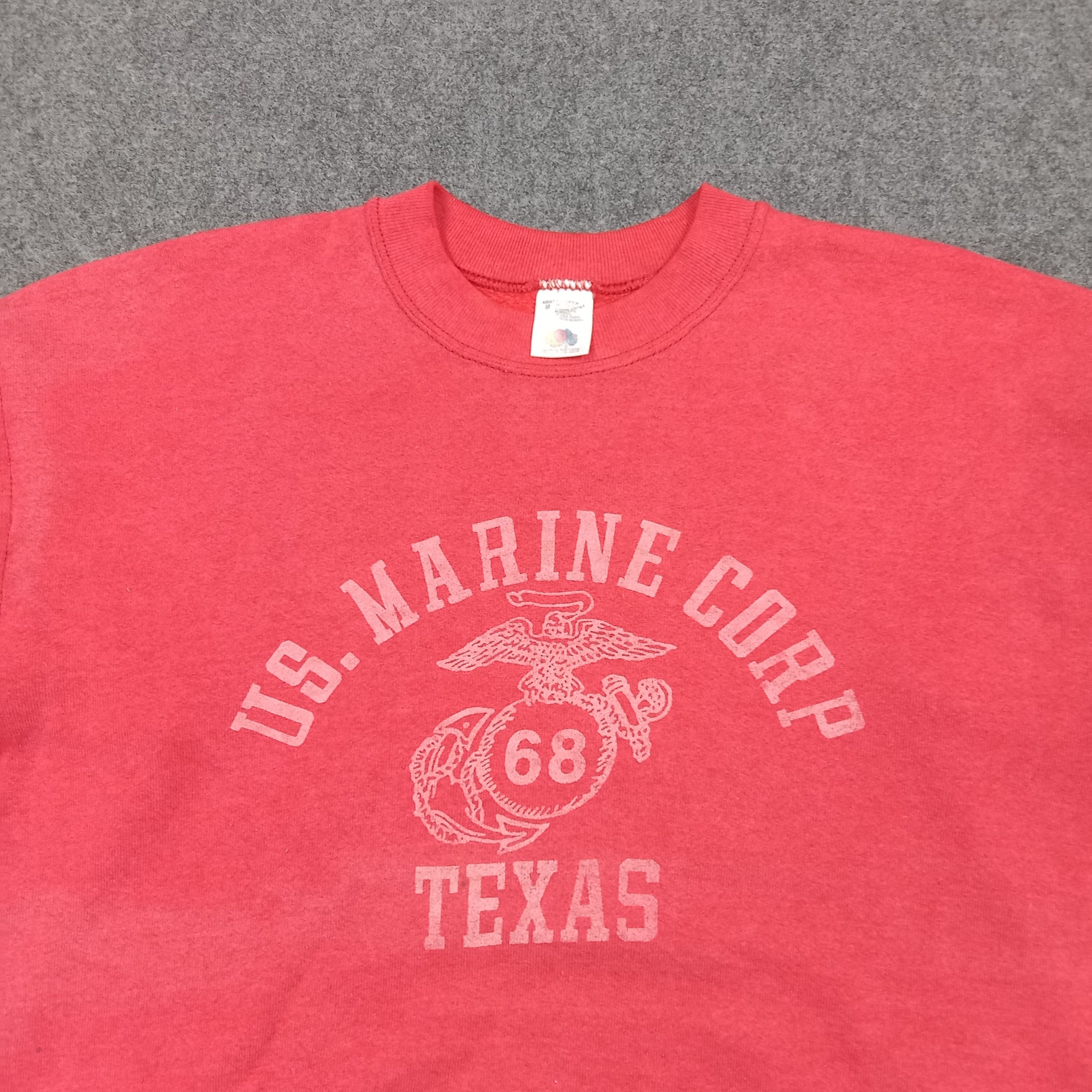 Fruit Of The Loom US Marine Corp Red Texas 68 USMC Military C278N29 Size US M / EU 48-50 / 2 - 2 Thumbnail