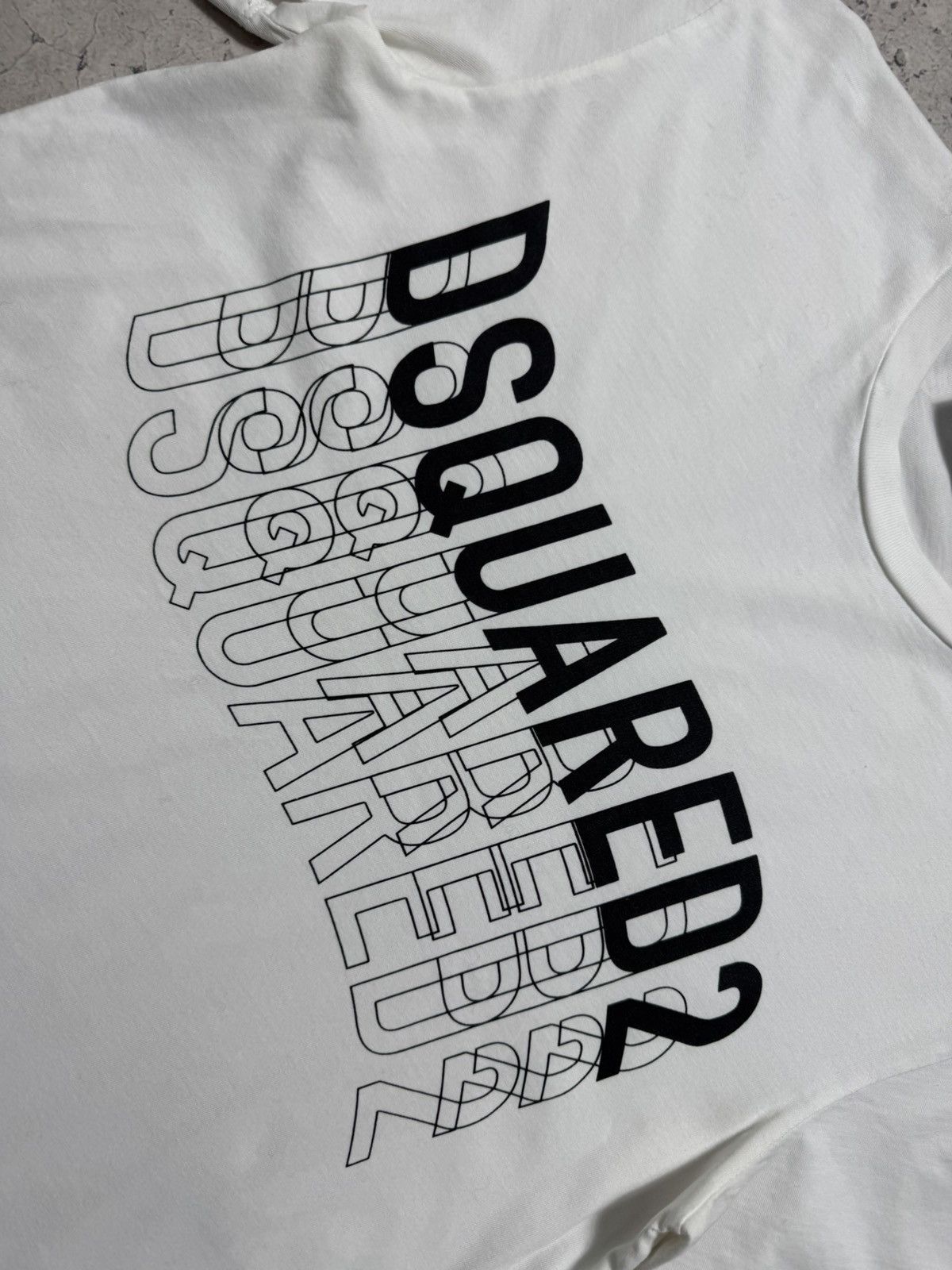 Dsquared2 Dsquared 2 White Big Logo T-Shirt Size S Size US S / EU 44-46 / 1 - 6 Thumbnail