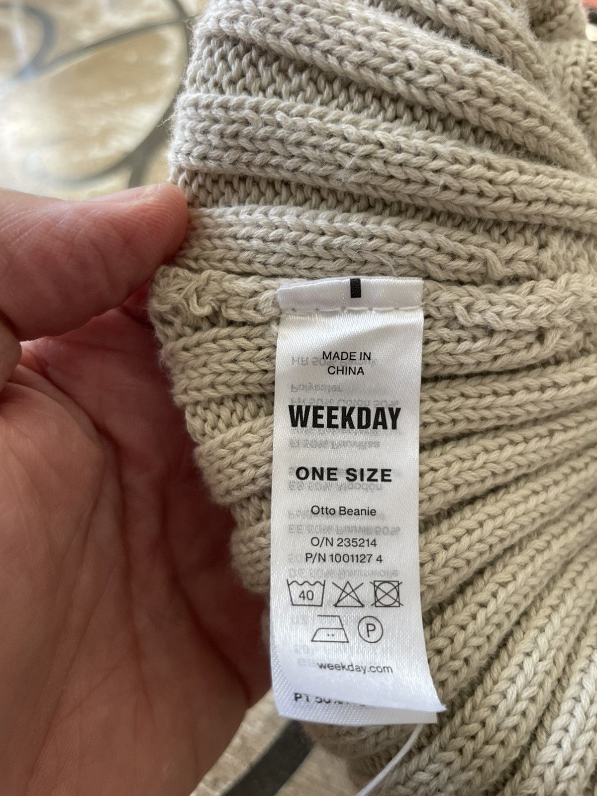 Weekday Otto Beanie Ribbed Cotton/Poly blend Size ONE SIZE - 4 Thumbnail