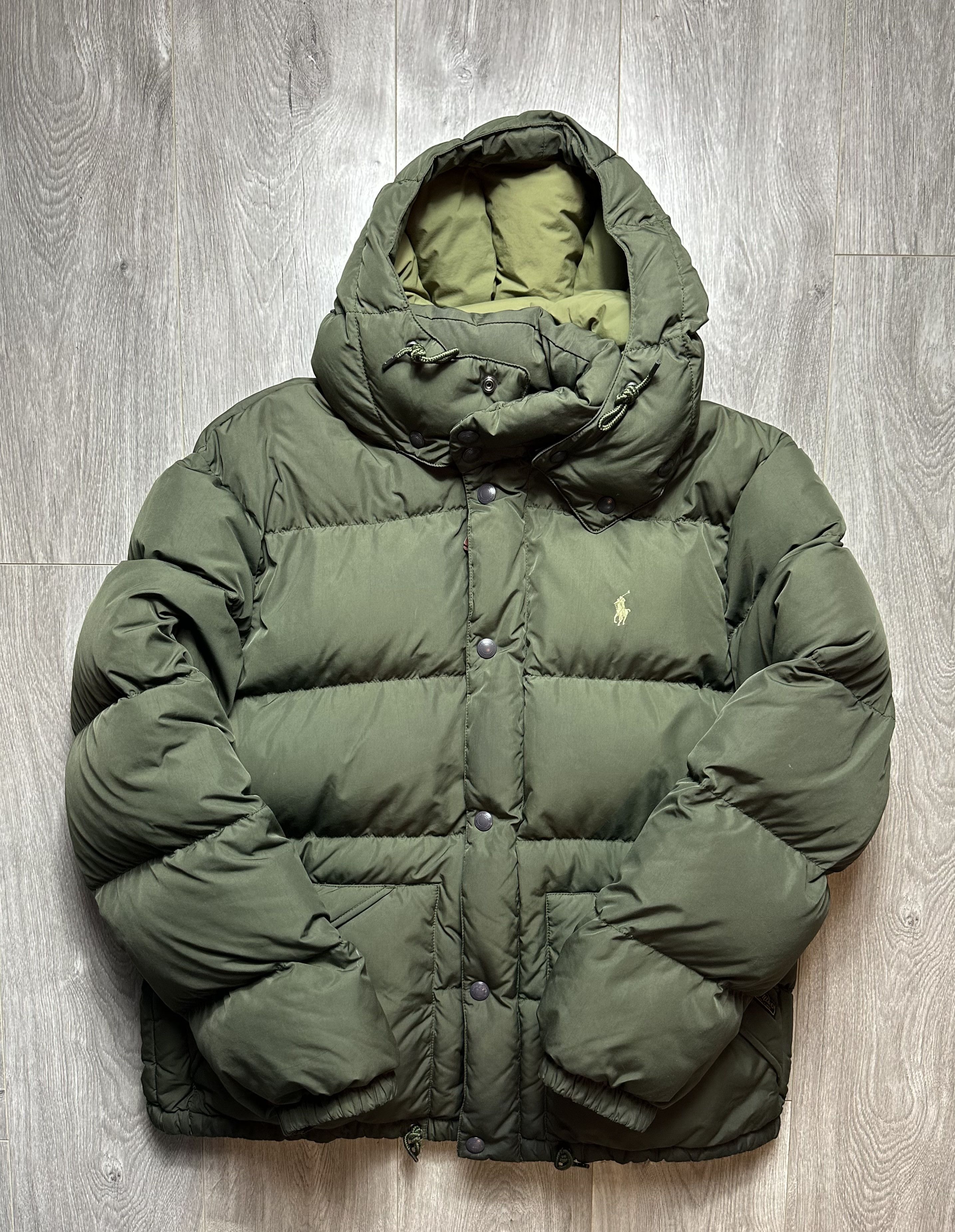 Polo Ralph Lauren Vintage Polo Hooded Down Feather Puffer Bomber