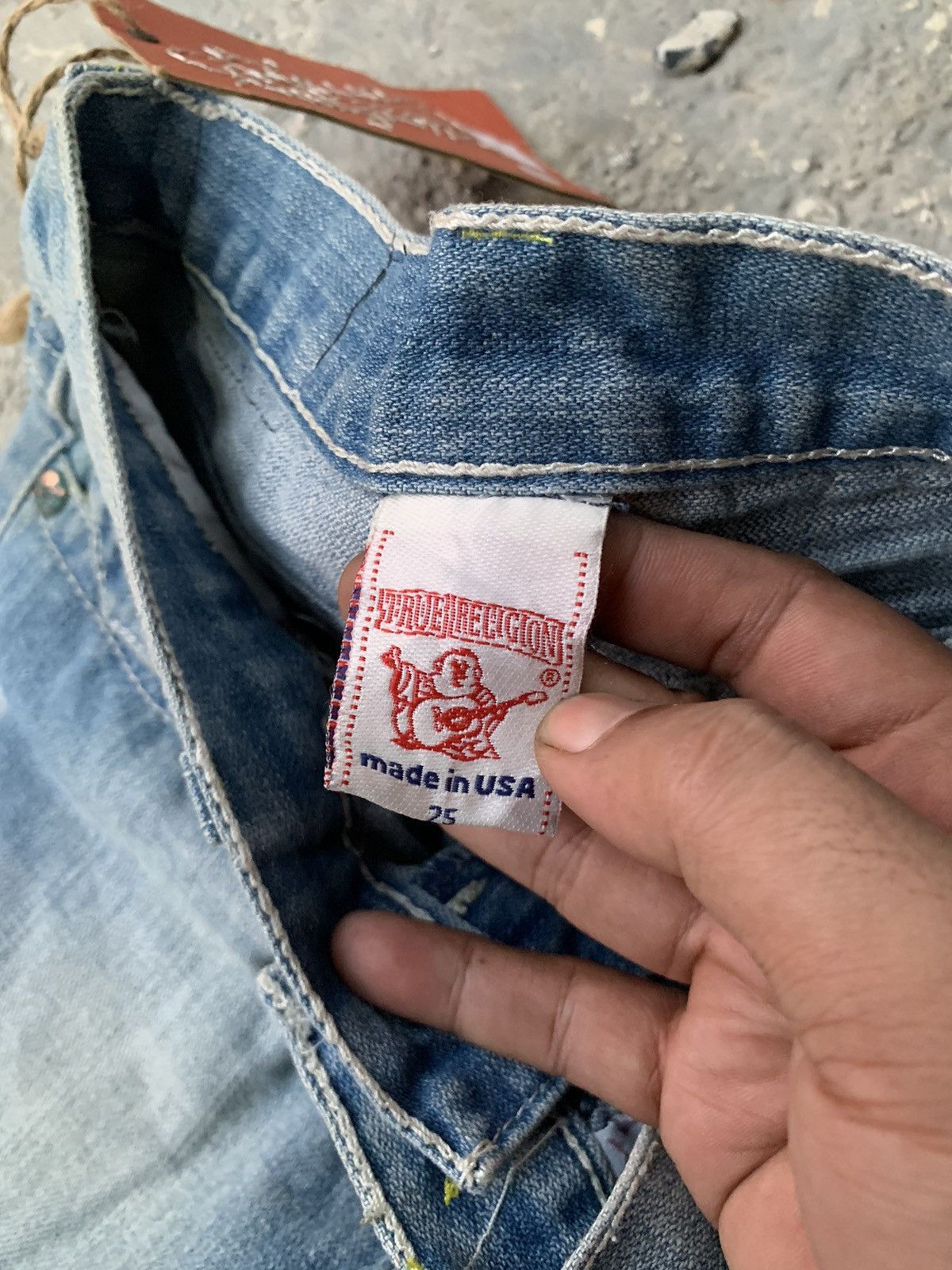 True Religion NWT True Religion joey cut off denim short hot pants Size 25" / US 0 / IT 36 - 10 Thumbnail