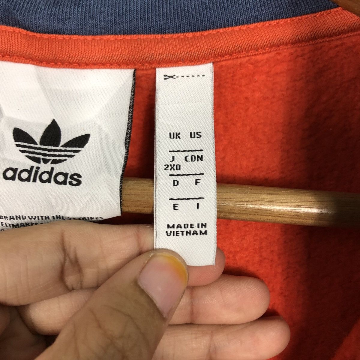 Adidas 📌Double Tone Adidas Anorak Half Zipper Sweater Size US M / EU 48-50 / 2 - 18 Thumbnail