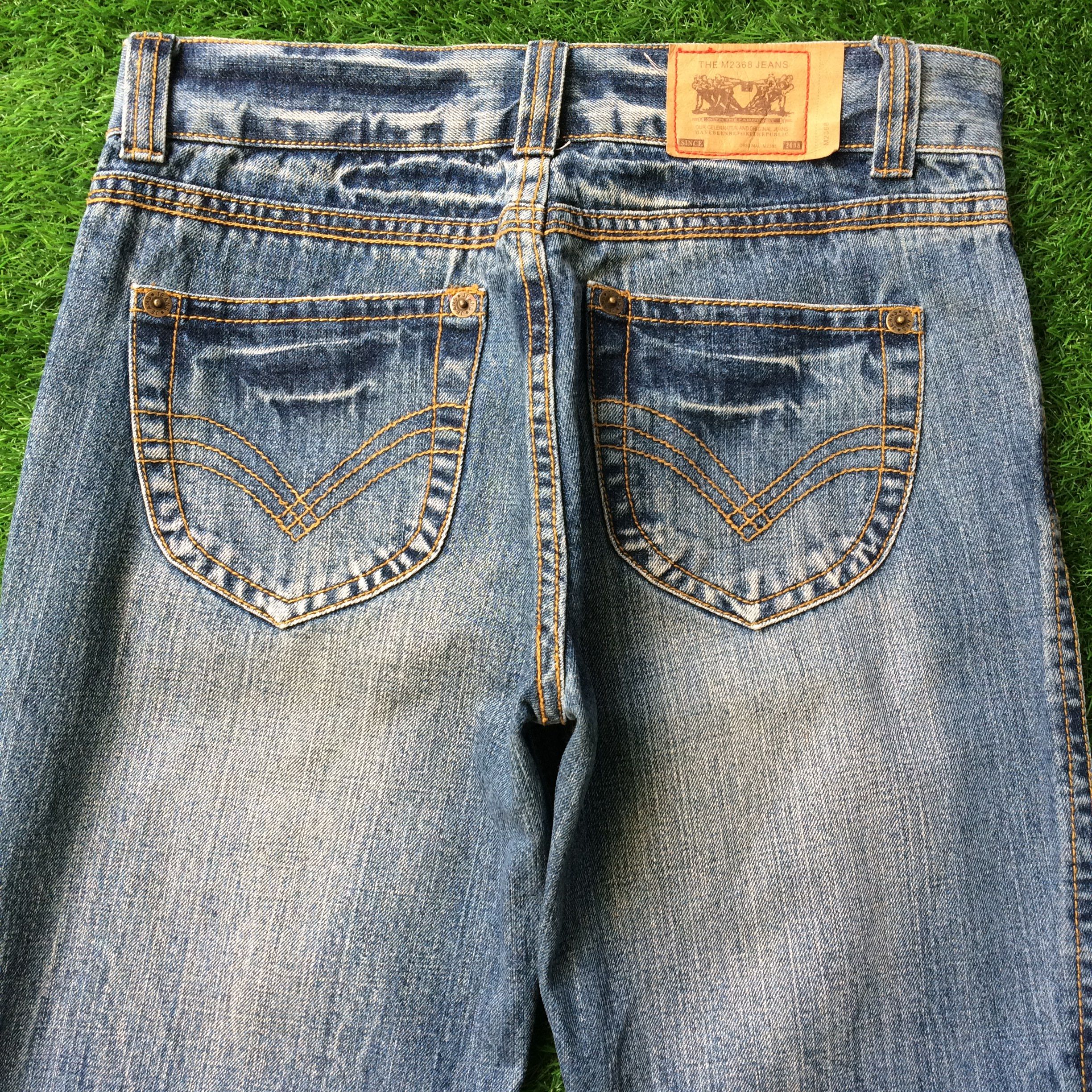 Japanese Brand Japanese Low Waist Straight Leg Denim Jeans D-693 Size US 30 / EU 46 - 4 Thumbnail