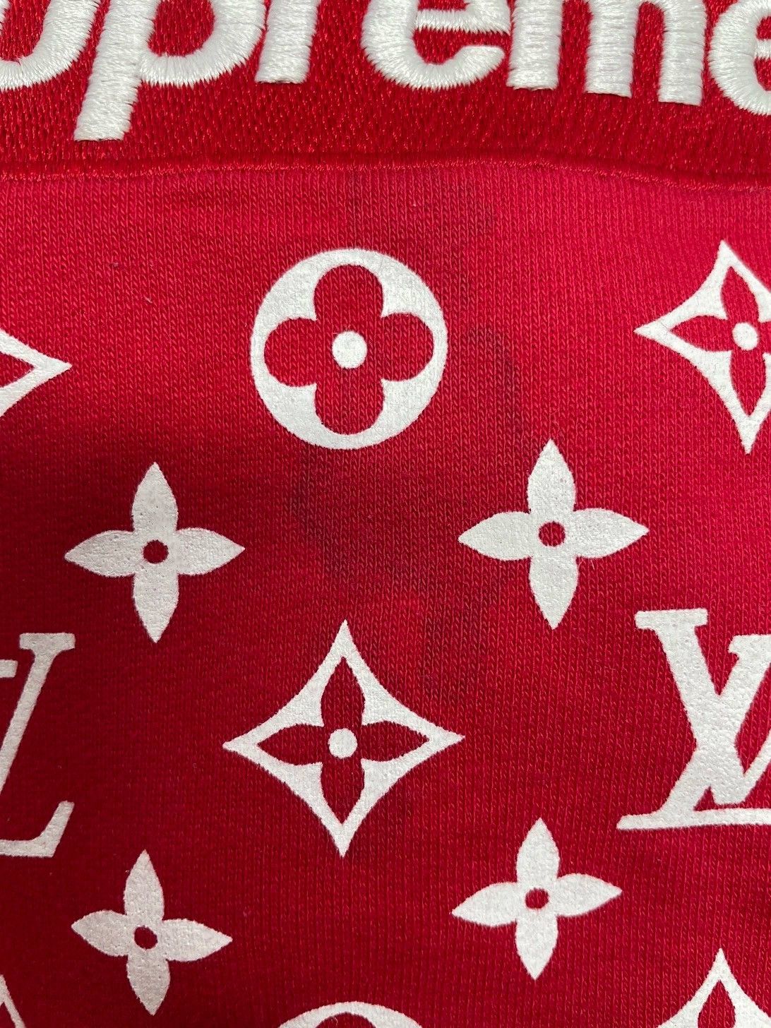 Louis Vuitton Louis Vuitton Co-branded Red Full Print Hoodie -DMC Size US XL / EU 56 / 4 - 11 Thumbnail