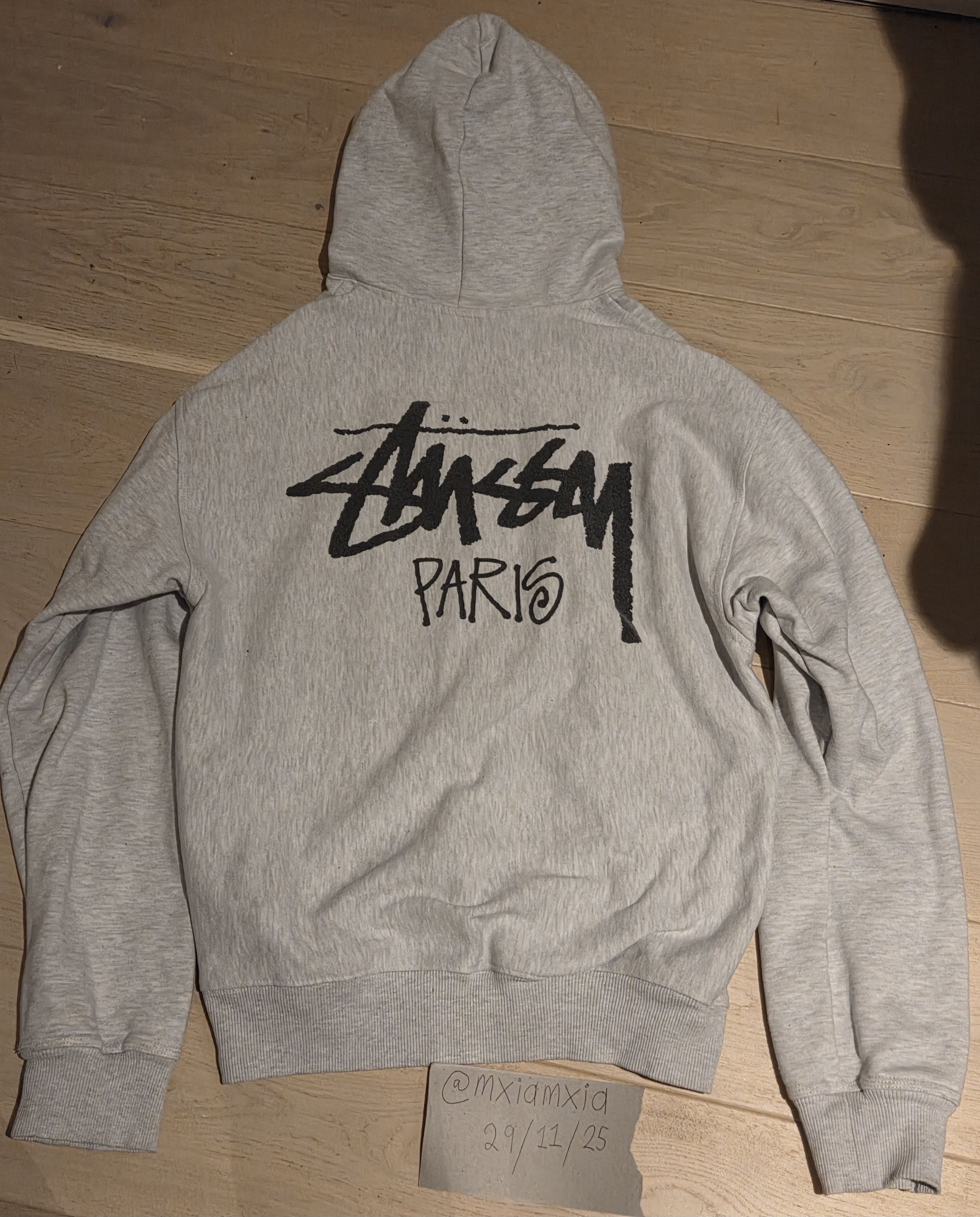 Stussy Stüssy Paris Hoodie Ash Heather Size US XL / EU 56 / 4 - 3 Thumbnail