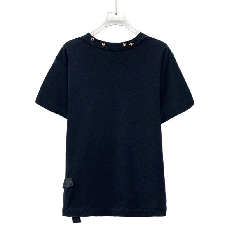 Louis Vuitton Louis Vuitton Cotton crew neck short sleeve tee with black Size US XL / EU 56 / 4 - 2 Thumbnail