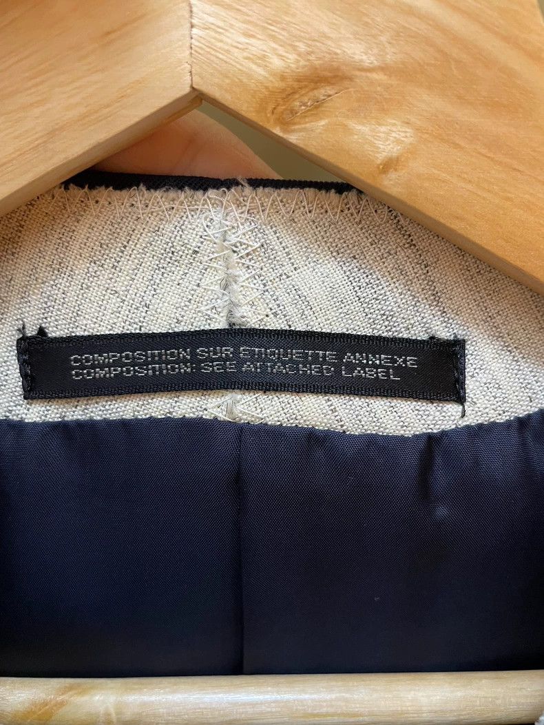 Yohji Yamamoto Yohji Yamamoto size s 93FW hand stitched blazer Size 36S - 6 Thumbnail