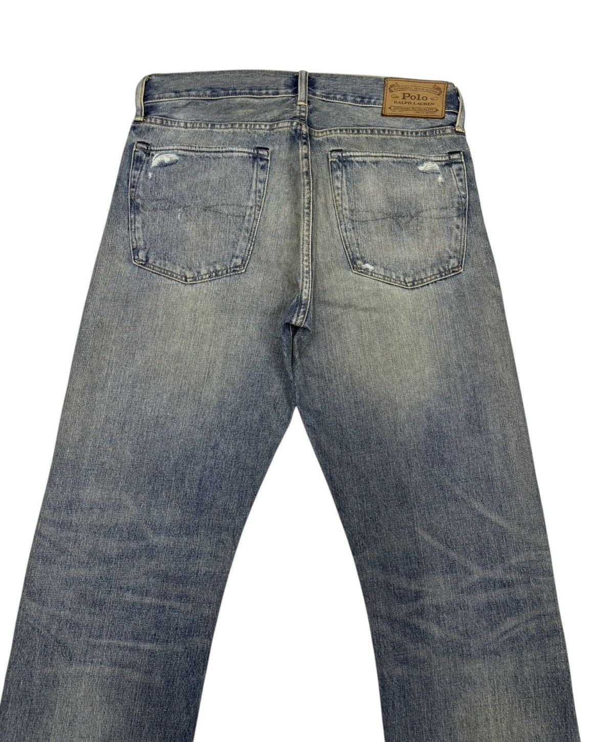 Kapital 🔥POLO RALPH LAUREN BORO MUD WASH DISTRESSED DENIM JEANS Size US 34 / EU 50 - 5 Thumbnail