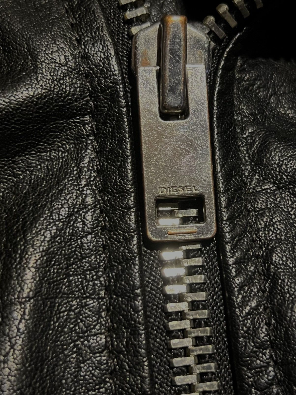 Diesel Vintage 00s Diesel leather jacket Size US L / EU 52-54 / 3 - 4 Thumbnail