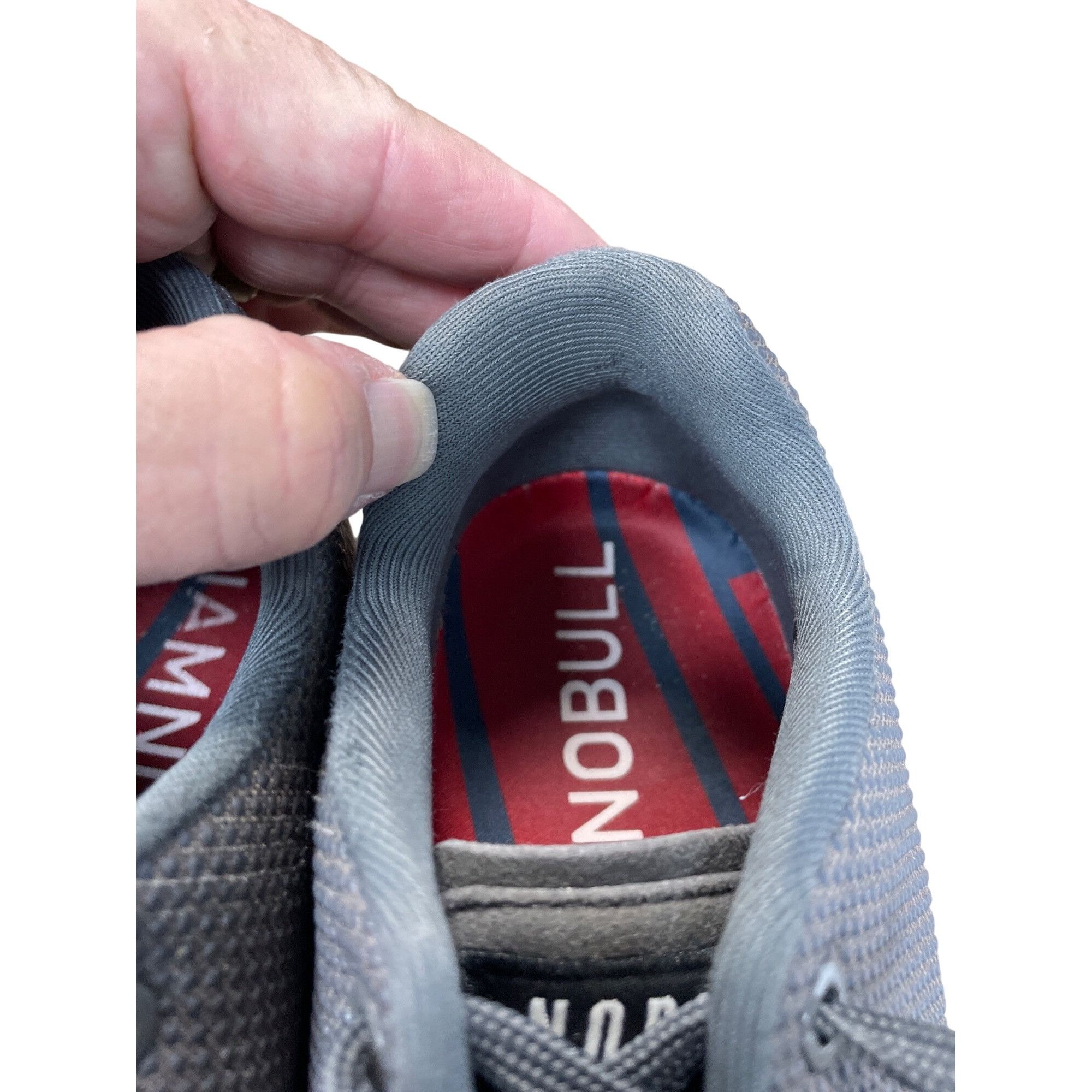 Other NoBull Womans Gray Red yellow Run walk sneakers Sz 8.5 SKU 9 Size US 8.5 / IT 38.5 - 10 Thumbnail