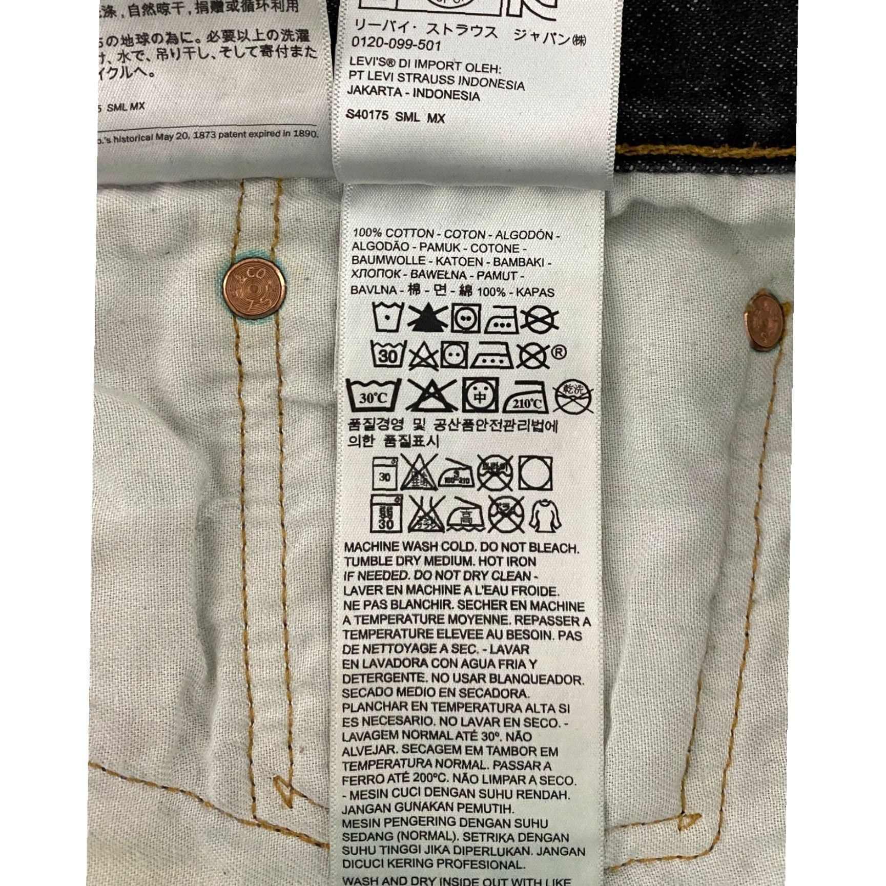 Levi's VINTAGE Levi's 501 Original Fit Black Denim Jeans Button Fly Men 38x30 Size US 38 / EU 54 - 4 Thumbnail