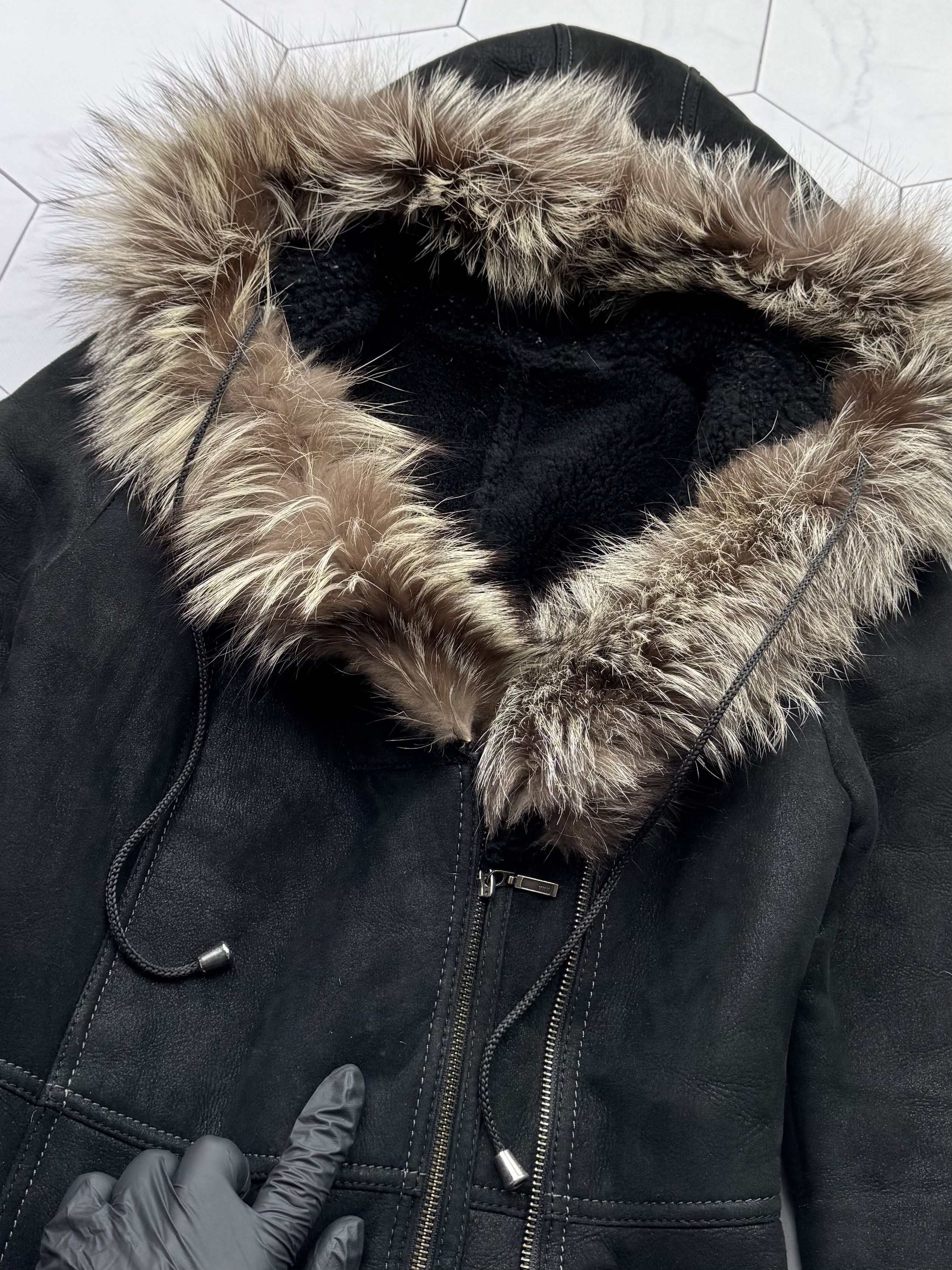 Japanese Brand Vintage Real Sheepskin Coat (B587)E2D15 Size M / US 6-8 / IT 42-44 - 5 Thumbnail