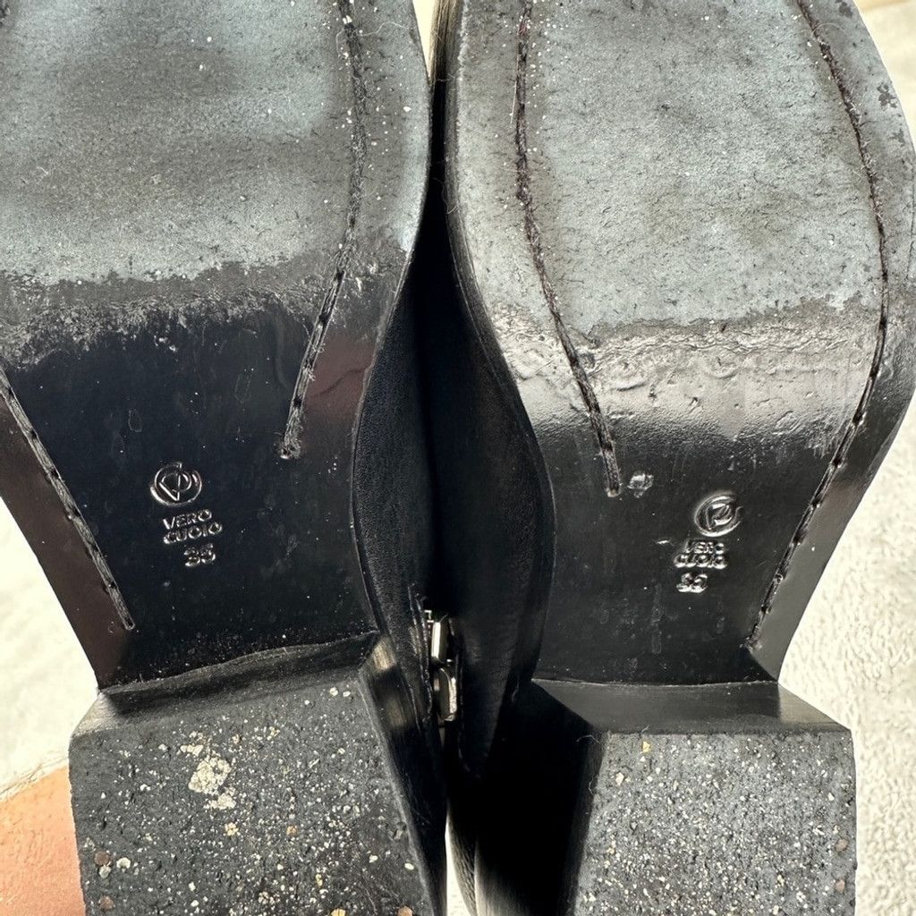3.1 Phillip Lim 3.1 Phillip Lim Women's Size 5 US Alexa Black Leather Ankle Size US 5 / IT 35 - 11 Thumbnail
