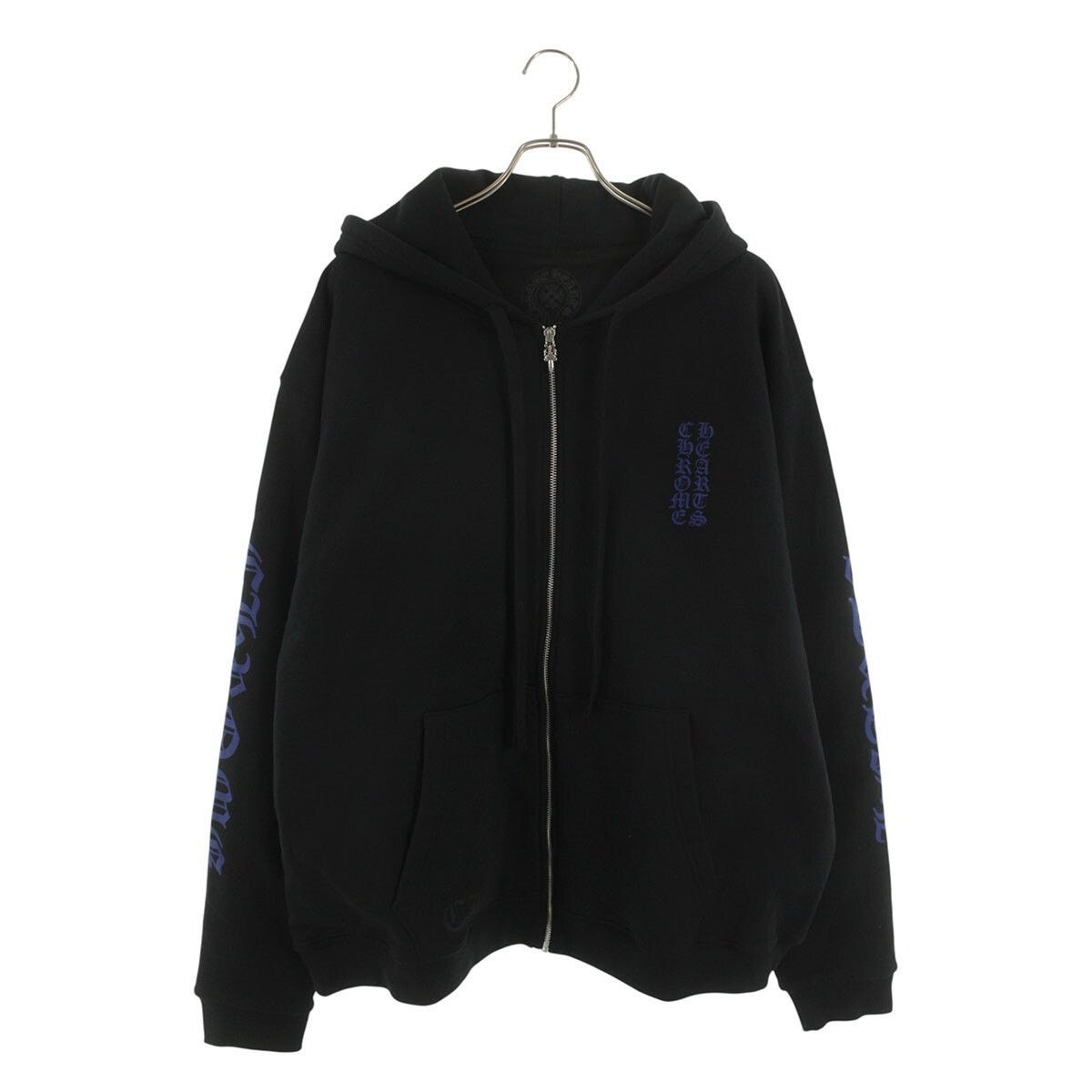 Chrome Hearts Zip Up Parka with Arm Logo Print