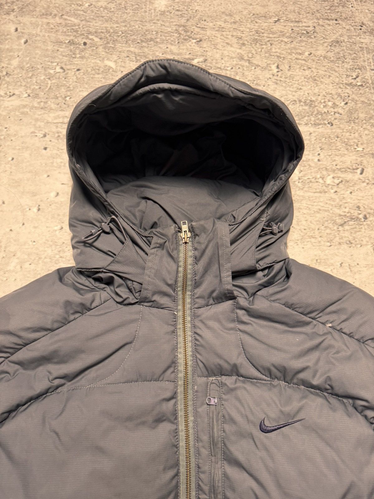 Nike × Nike ACG NIKE PUFFER DOWN BASIC LOGO OVERSIZE NYLON JACKET Size US XL / EU 56 / 4 - 4 Thumbnail