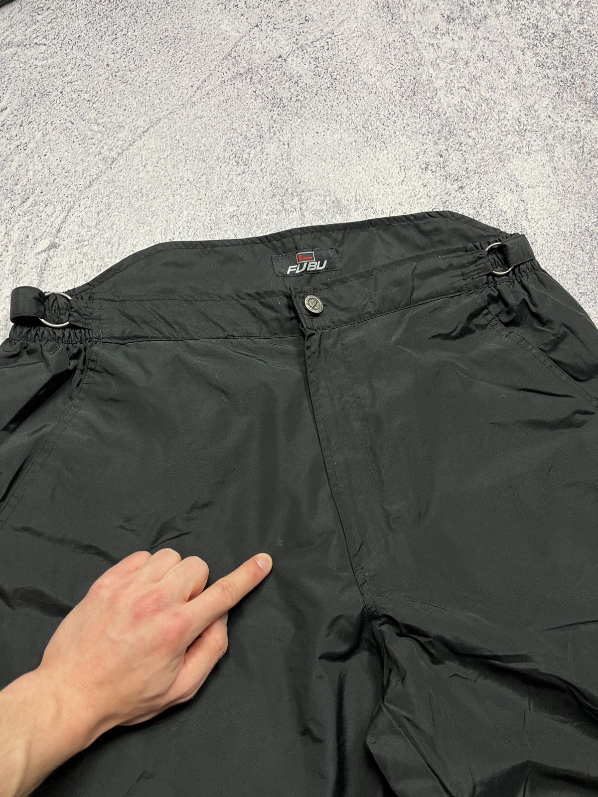 Fubu × Vintage Vintage Fubu Baggy Nylon Track Pants Y2K Joggers Rare Japan Size US 41 - 10 Thumbnail
