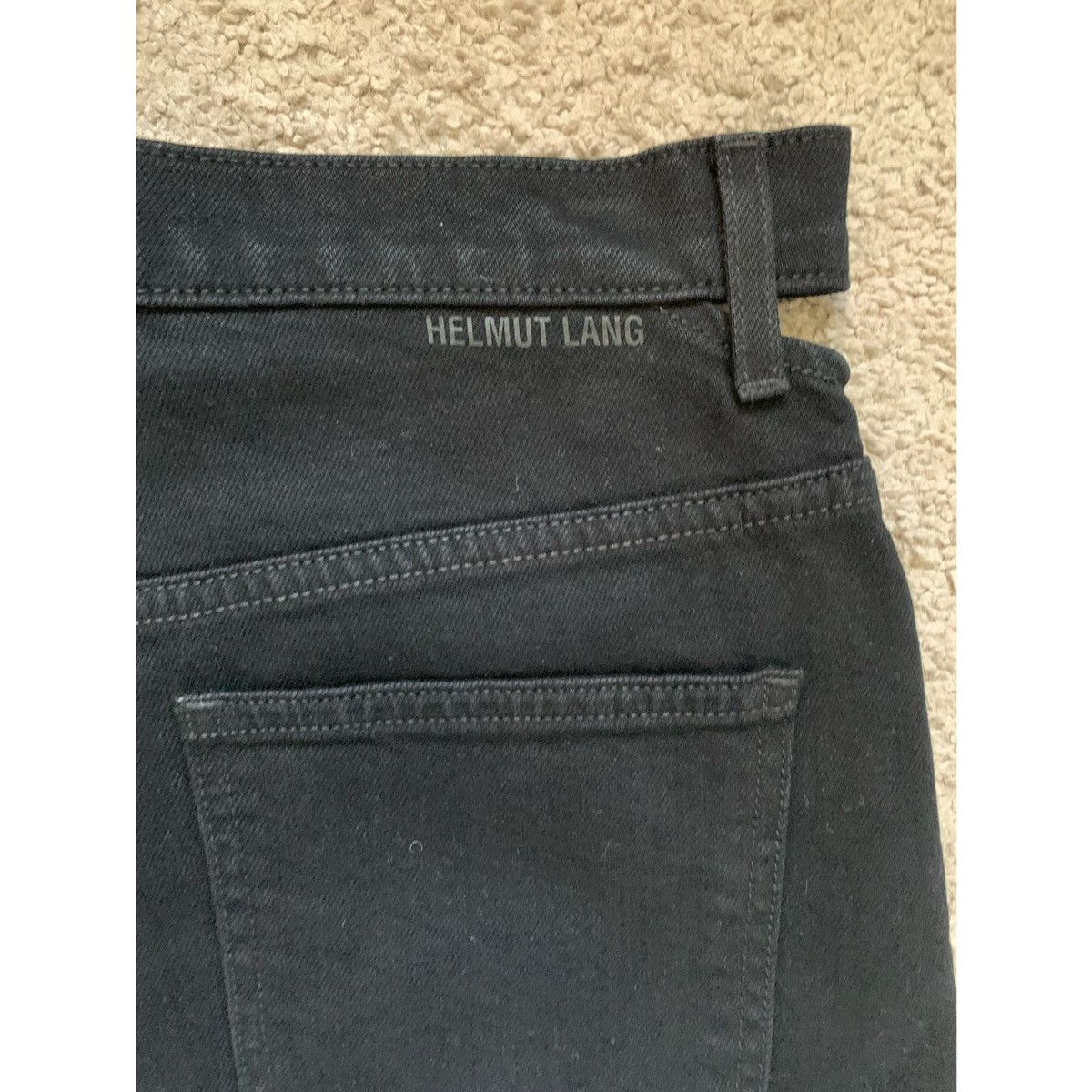 Helmut Lang HELMUT LANG BLACK CUT OUT STRAIGHT JEANS Size US 31 - 8 Thumbnail