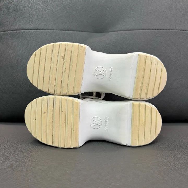 Louis Vuitton Louis Vuitton White Brown Casual Sneakers -2508 Size US 5.5 / EU 38 - 2 Thumbnail