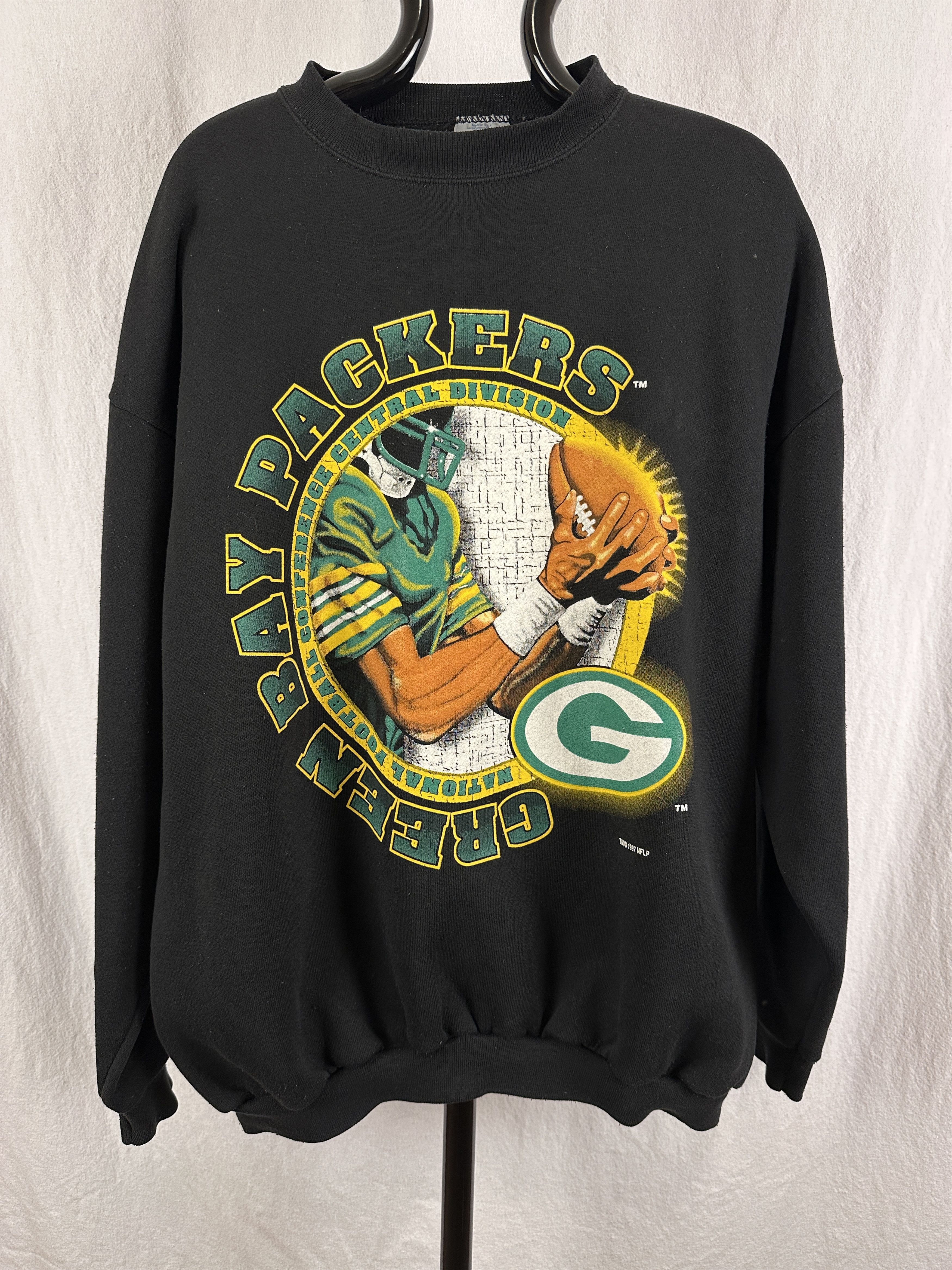 Logo 7 Vintage Green Bay Packers Logo 7 Sweatshirt XL Size US XL / EU 56 / 4 - 1 Thumbnail