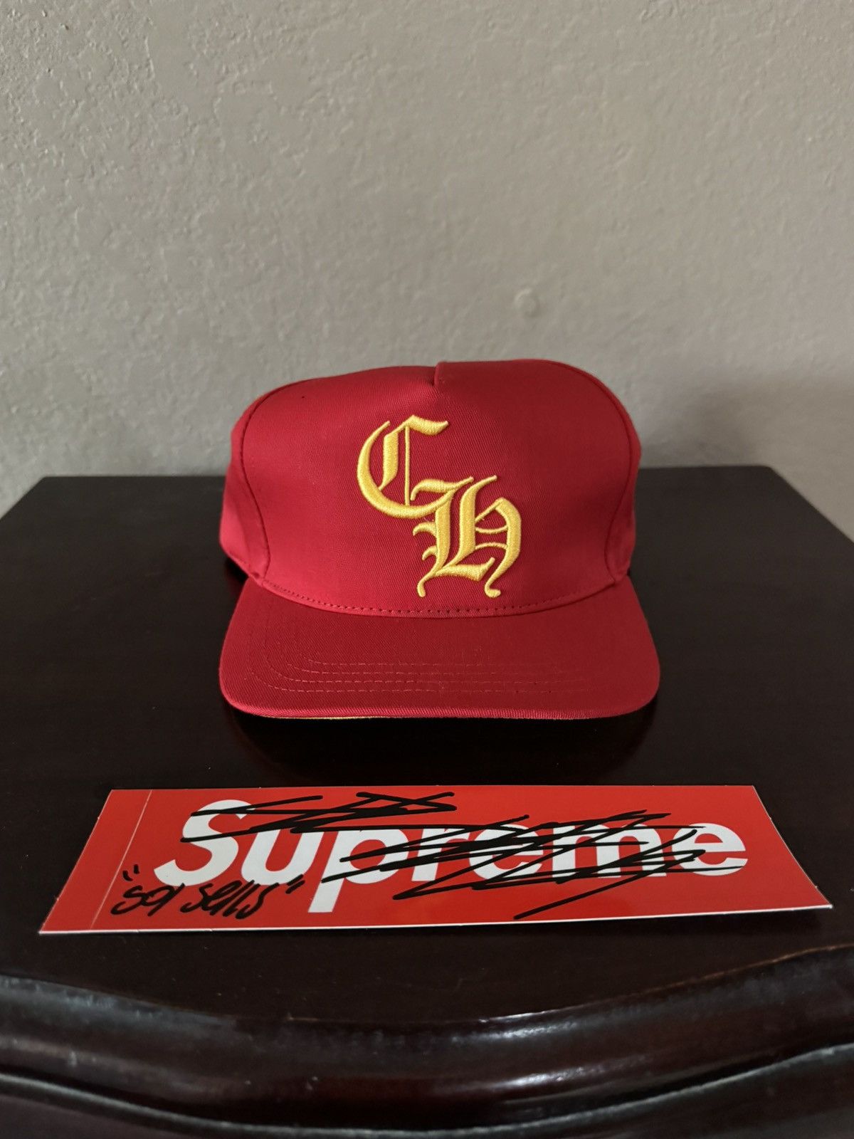 Chrome Hearts Chrome Hearts Red & Yellow Baseball Cap Size ONE SIZE - 1 Thumbnail