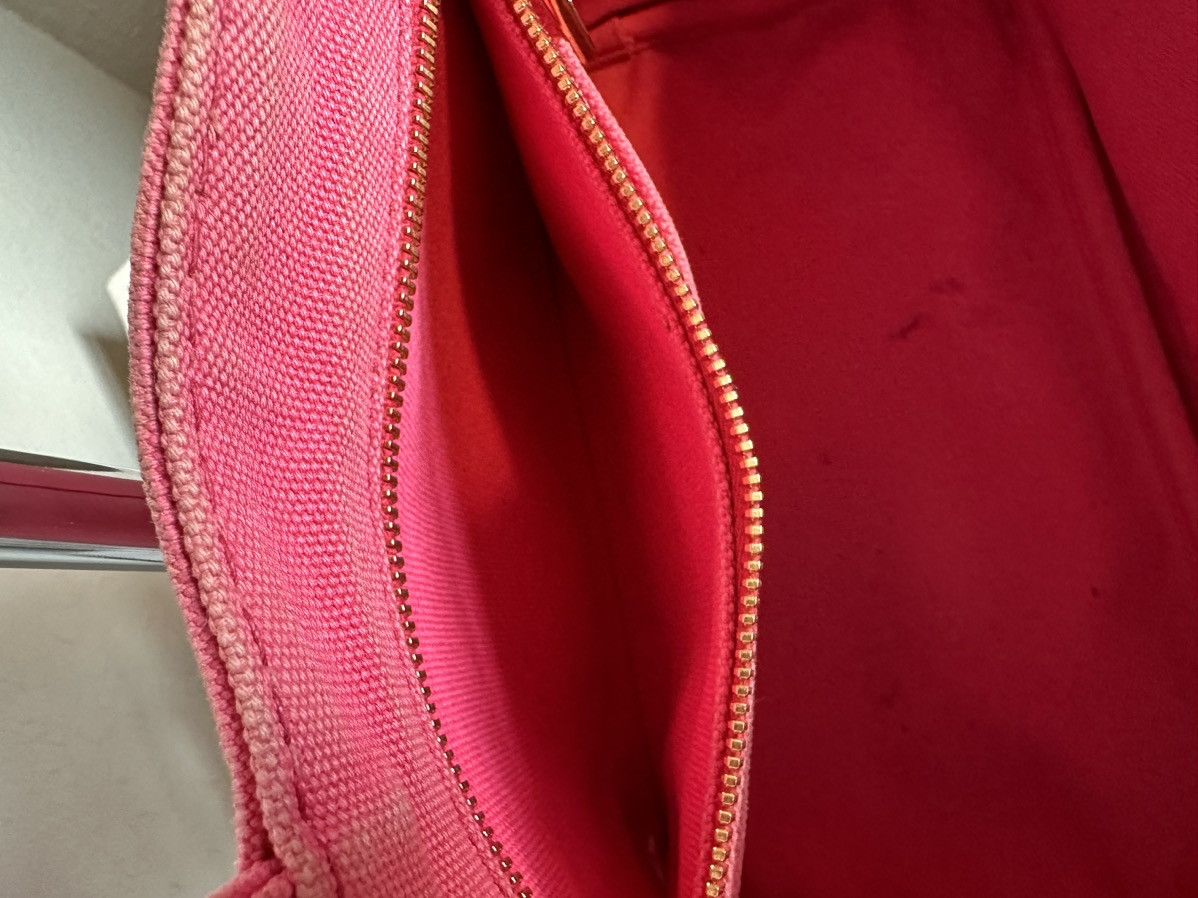 Prada Pink Prada Canapa Tote With Strap Size ONE SIZE - 25 Thumbnail