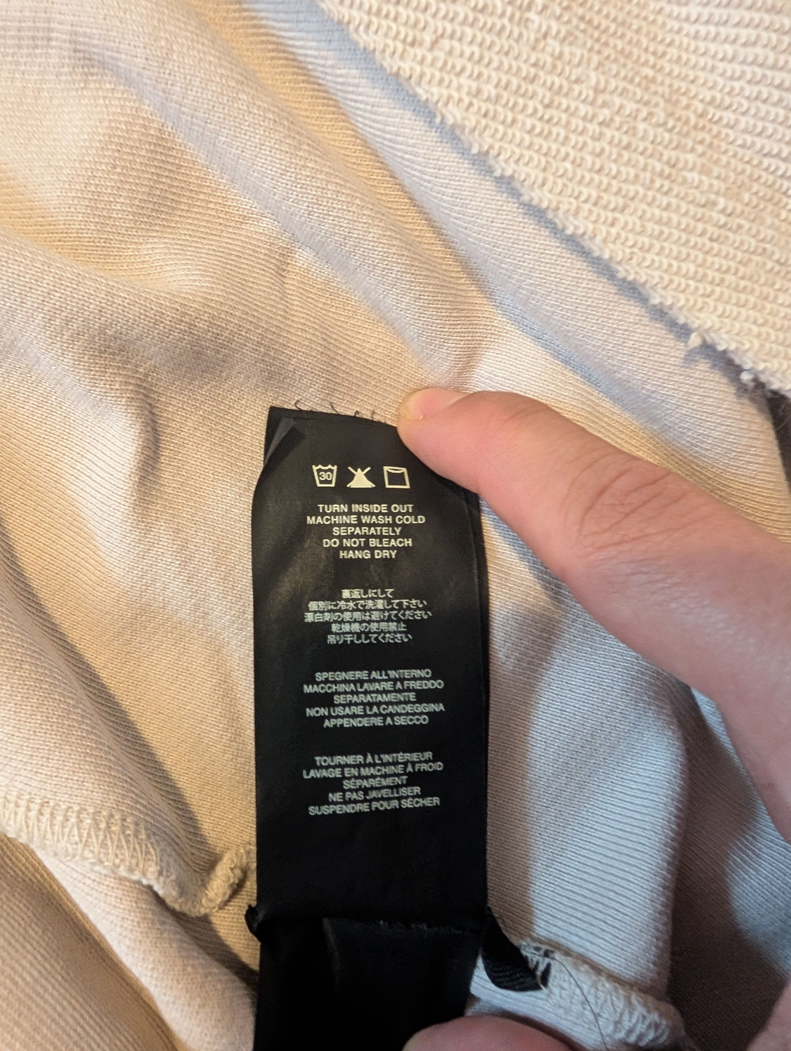 Fear of God Fear of God 7th collection inside out tee Size US S / EU 44-46 / 1 - 6 Thumbnail
