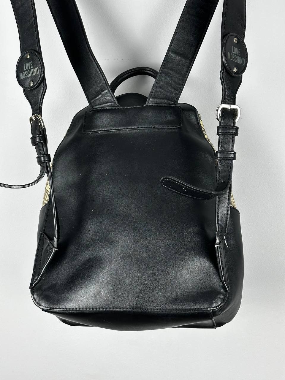 Moschino Love Moschino Luxury Leather Iconic Backpack Size ONE SIZE - 12 Thumbnail