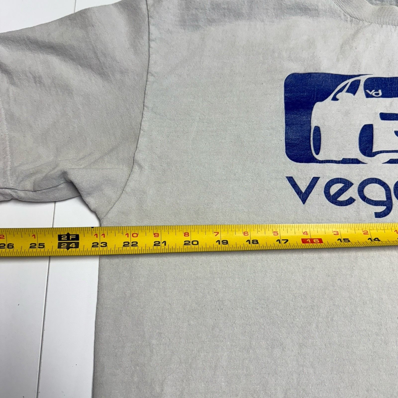 Other Vegas Drift Logo Graphic T Shirt Mens XL Light Greige Racing Size US XL / EU 56 / 4 - 13 Thumbnail
